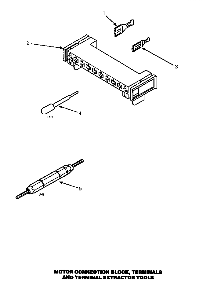 11 - MTR CONN BLOCK/TERM & EXTRACTOR TOOL