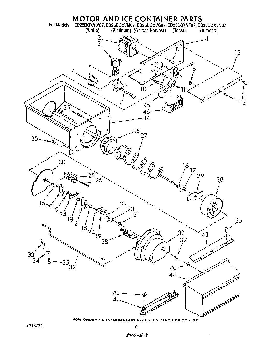 06 - MOTOR AND ICE CONTAINER
