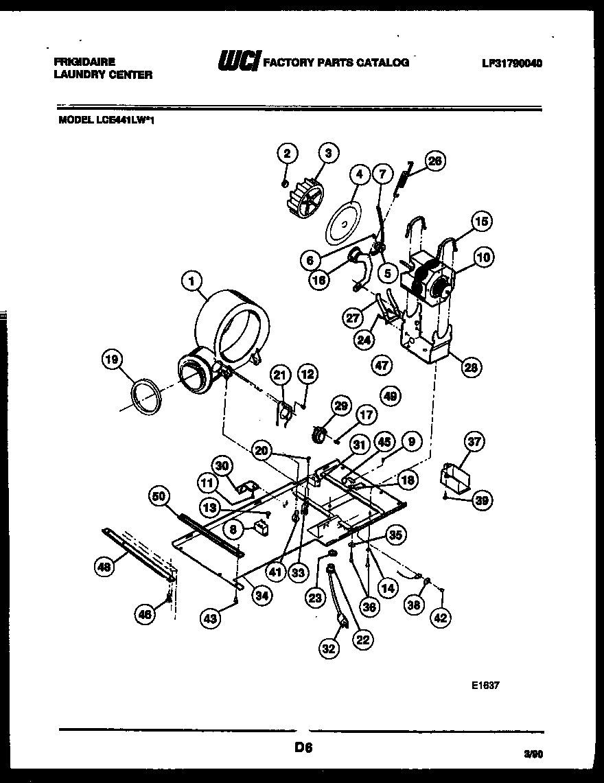 04 - DRYER MOTOR, BLOWER AND BELT