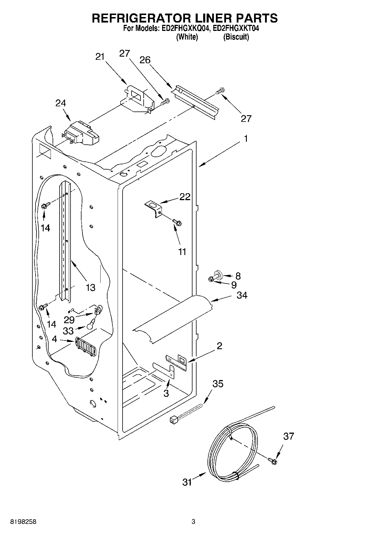 02 - REFRIGERATOR LINER