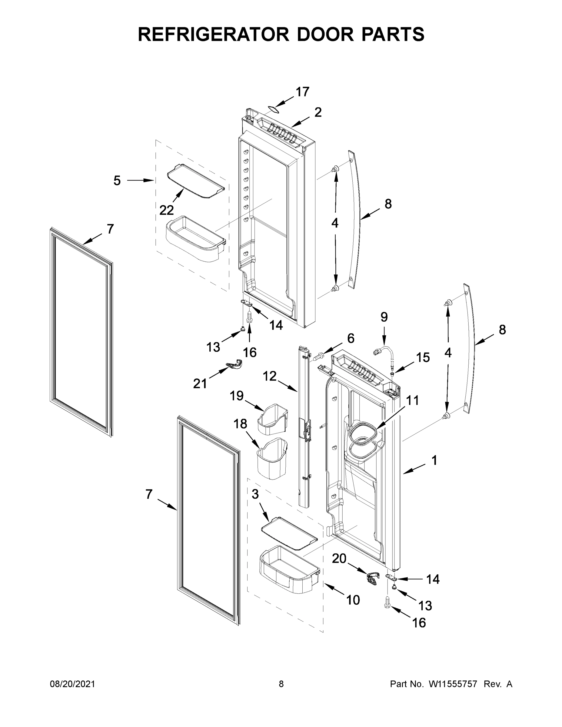 05 - REFRIGERATOR DOOR PARTS