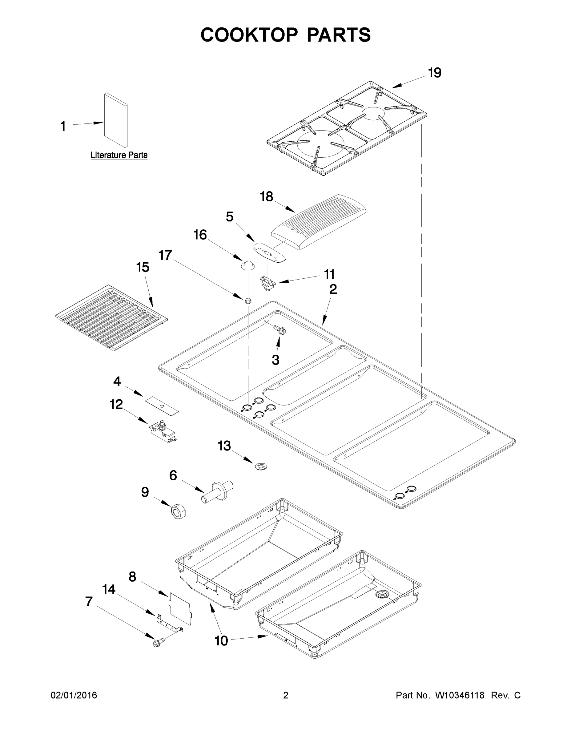 02 - COOKTOP PARTS
