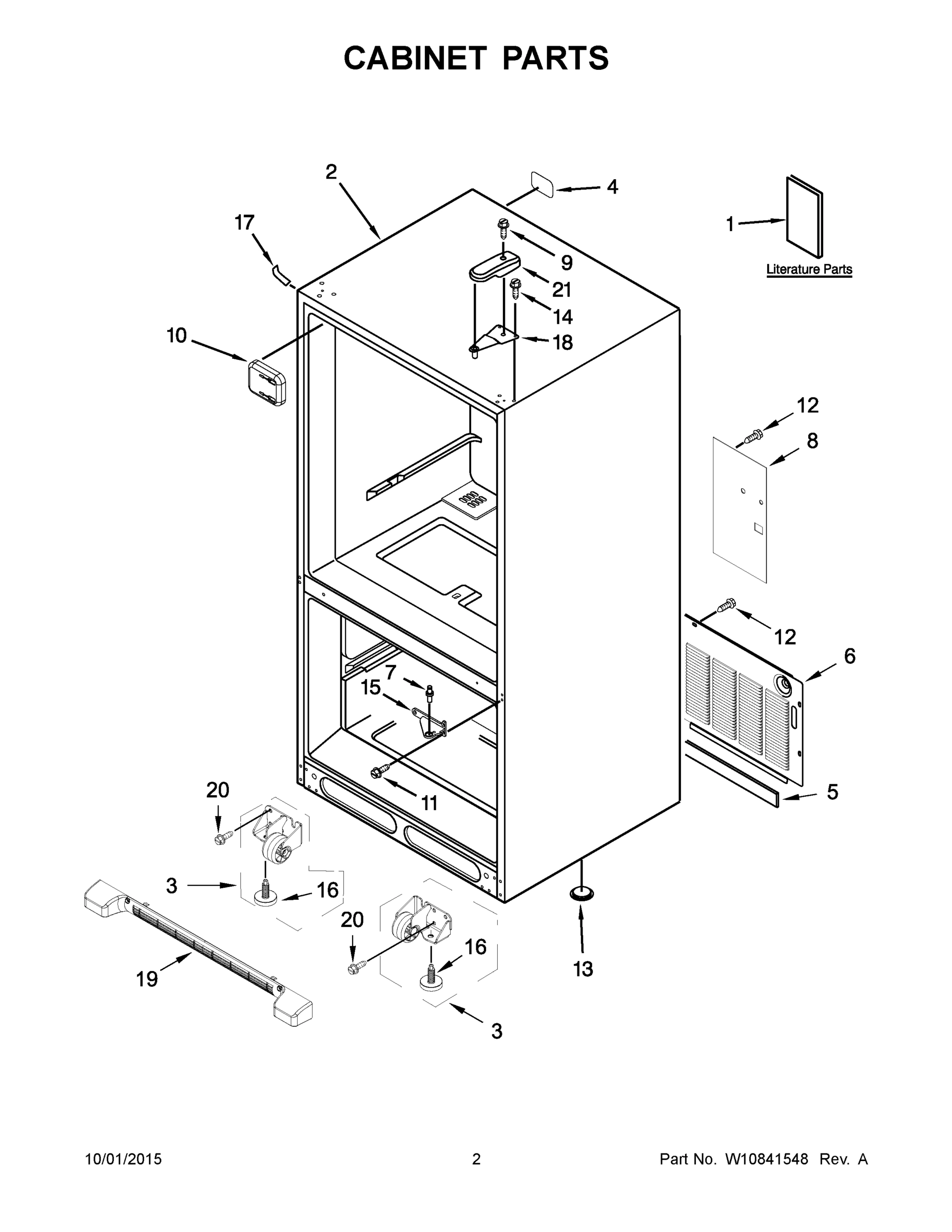 02 - CABINET PARTS