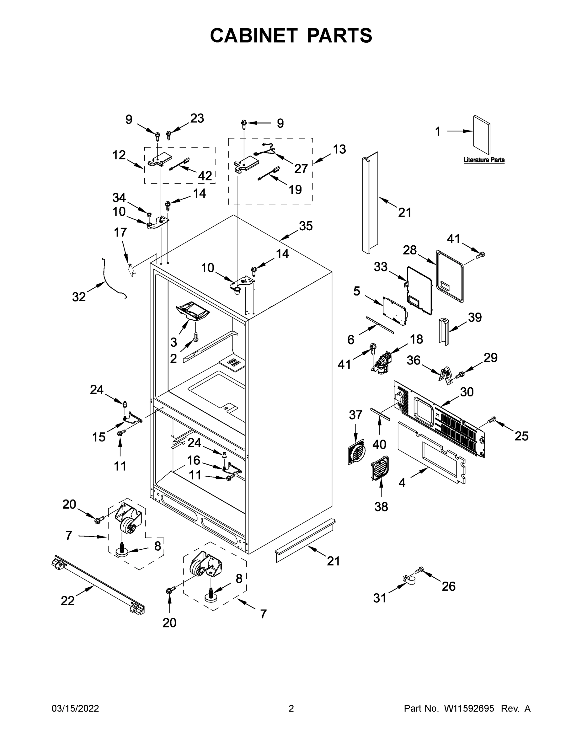 02 - CABINET PARTS