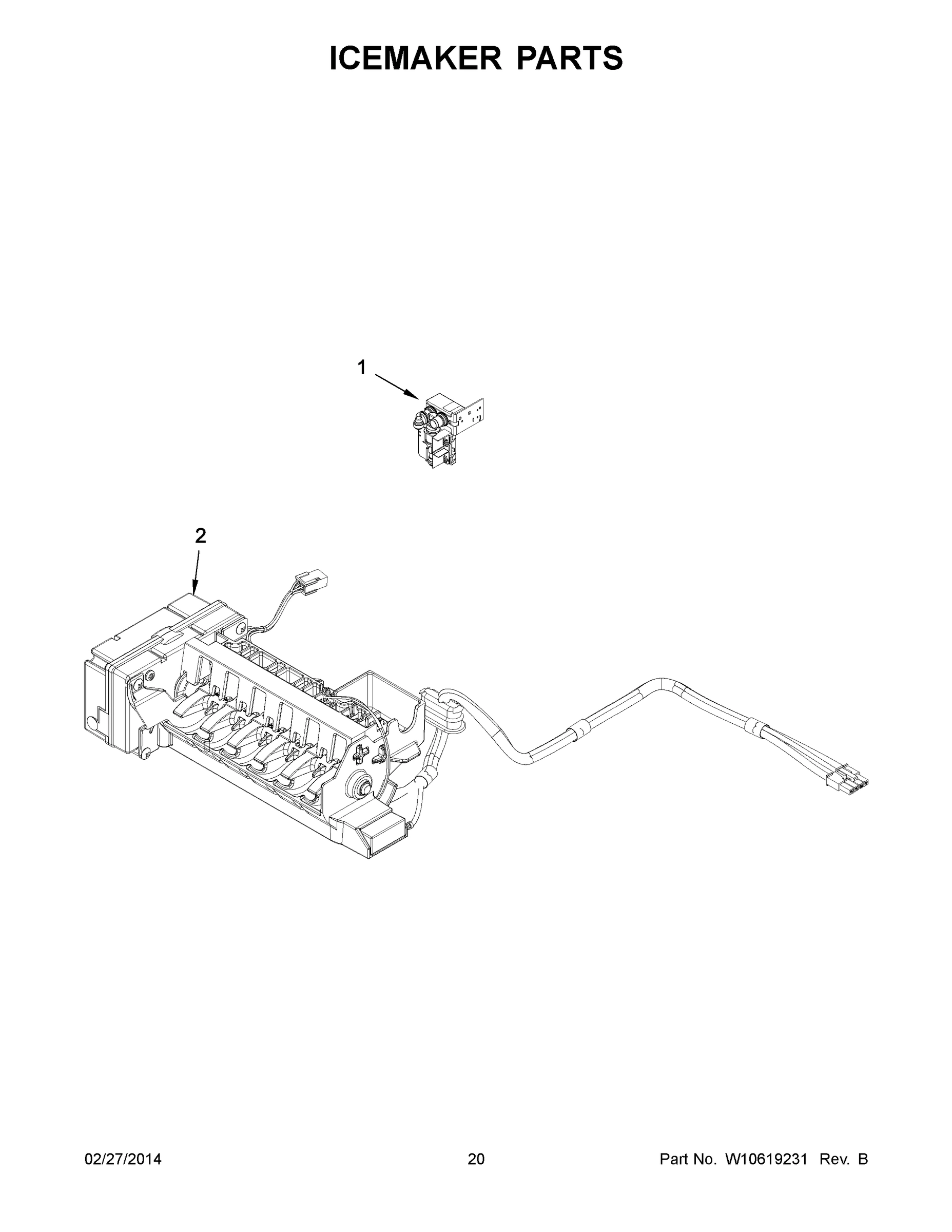 11 - ICEMAKER PARTS