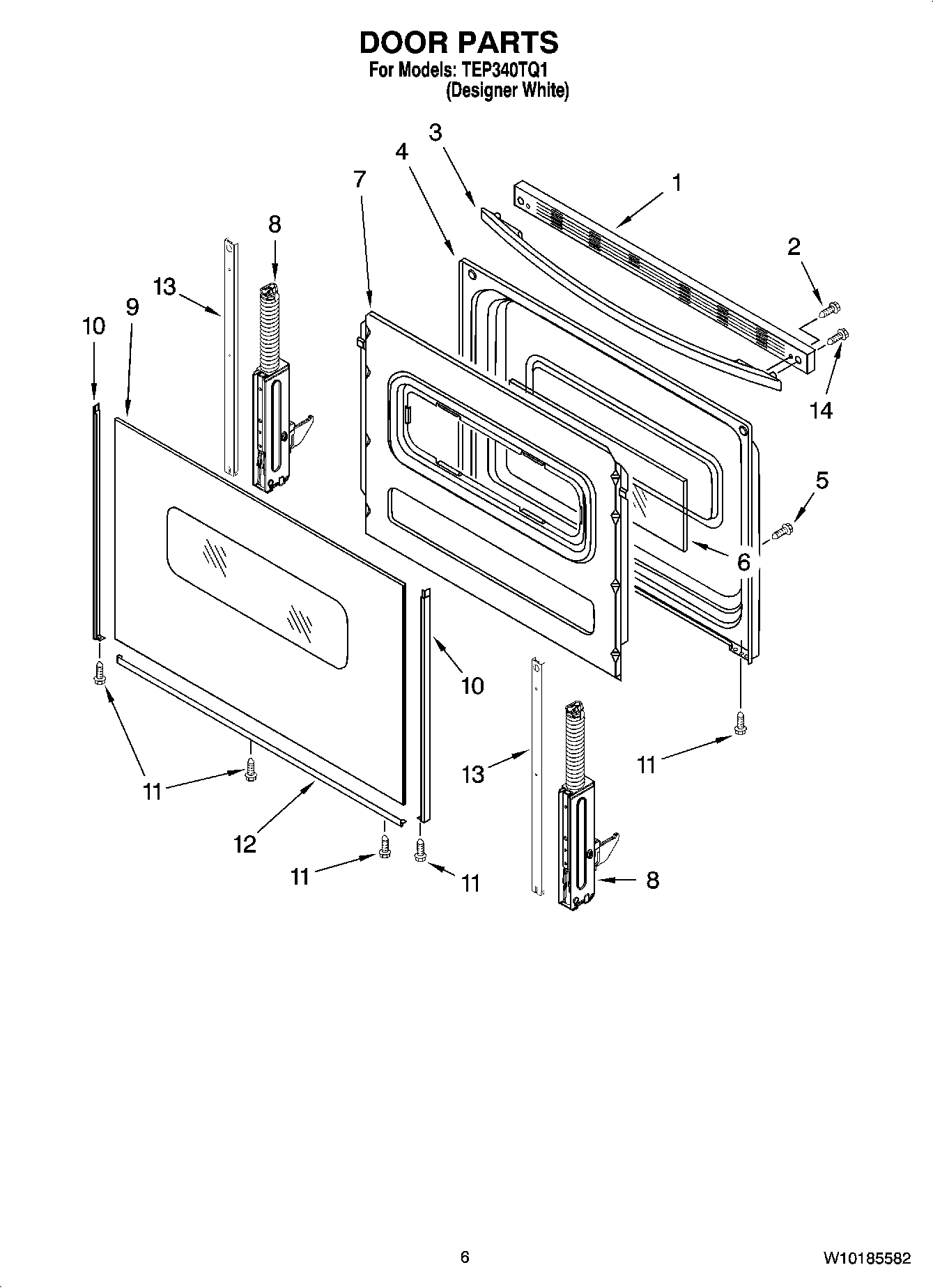 05 - DOOR PARTS, OPTIONAL PARTS (NOT INCLUDED)