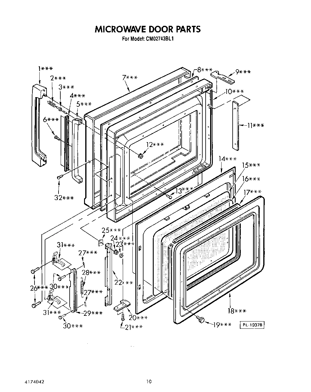07 - MICROWAVE DOOR