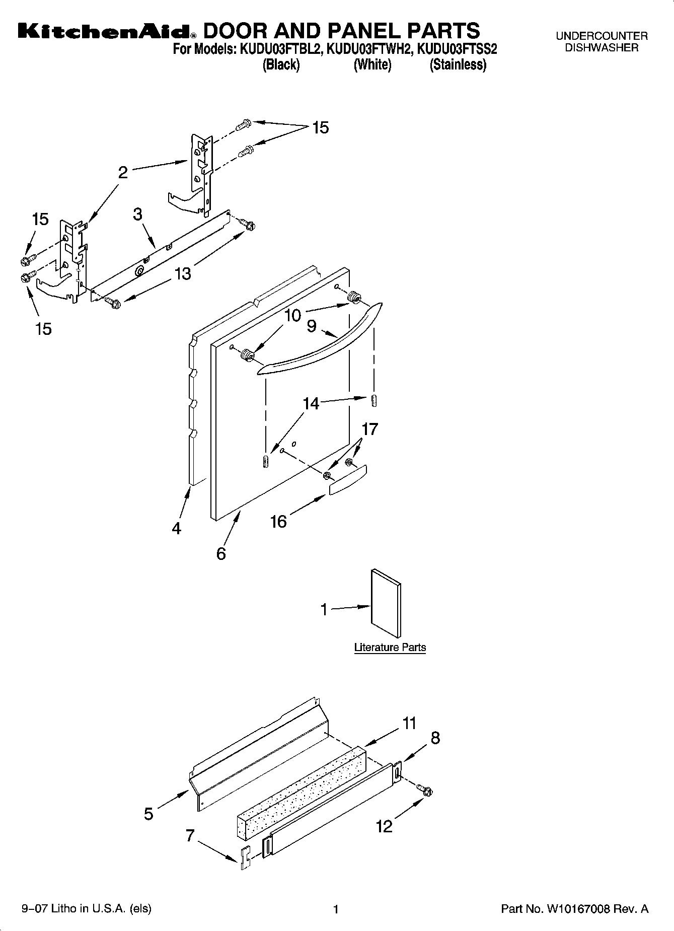 01 - DOOR AND PANEL PARTS