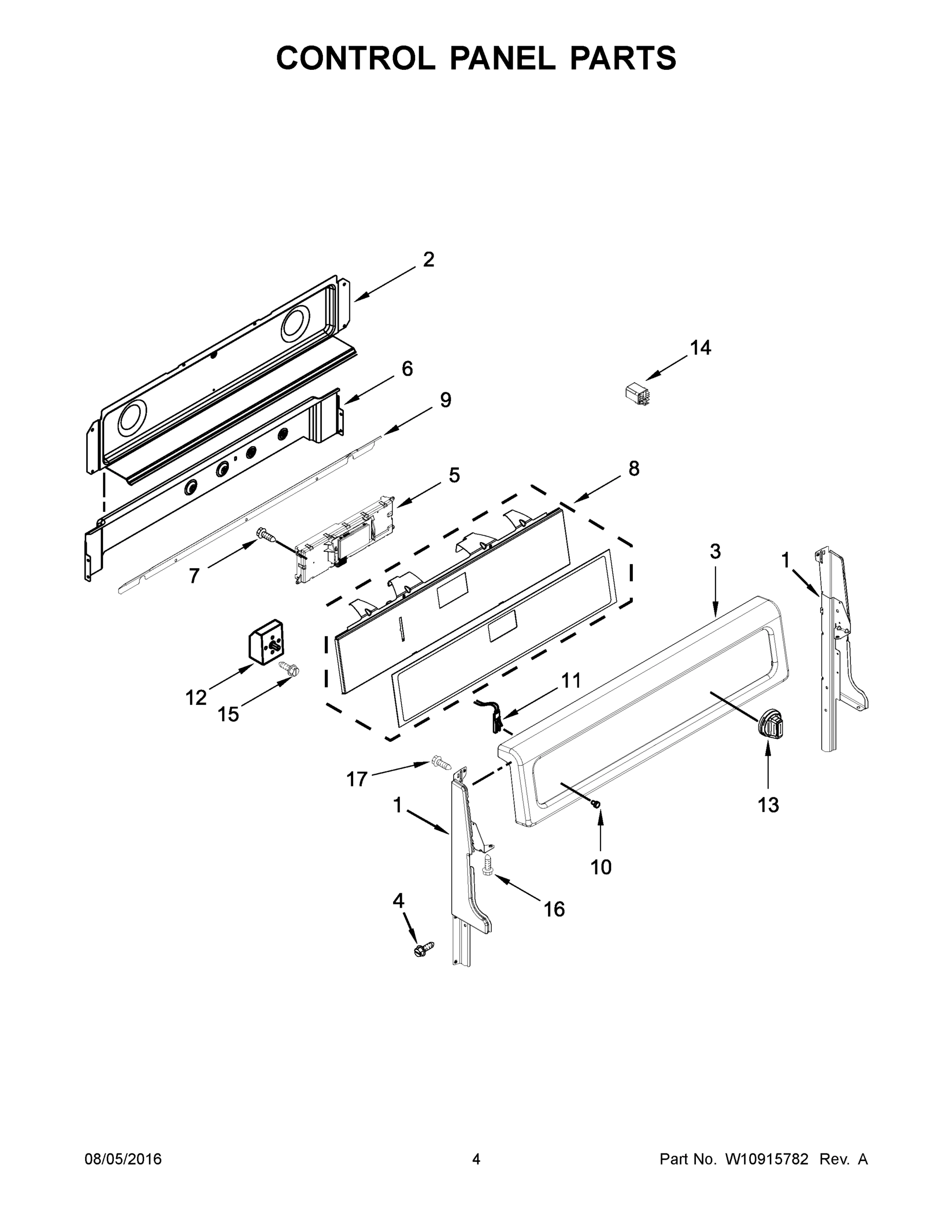 03 - CONTROL PANEL PARTS