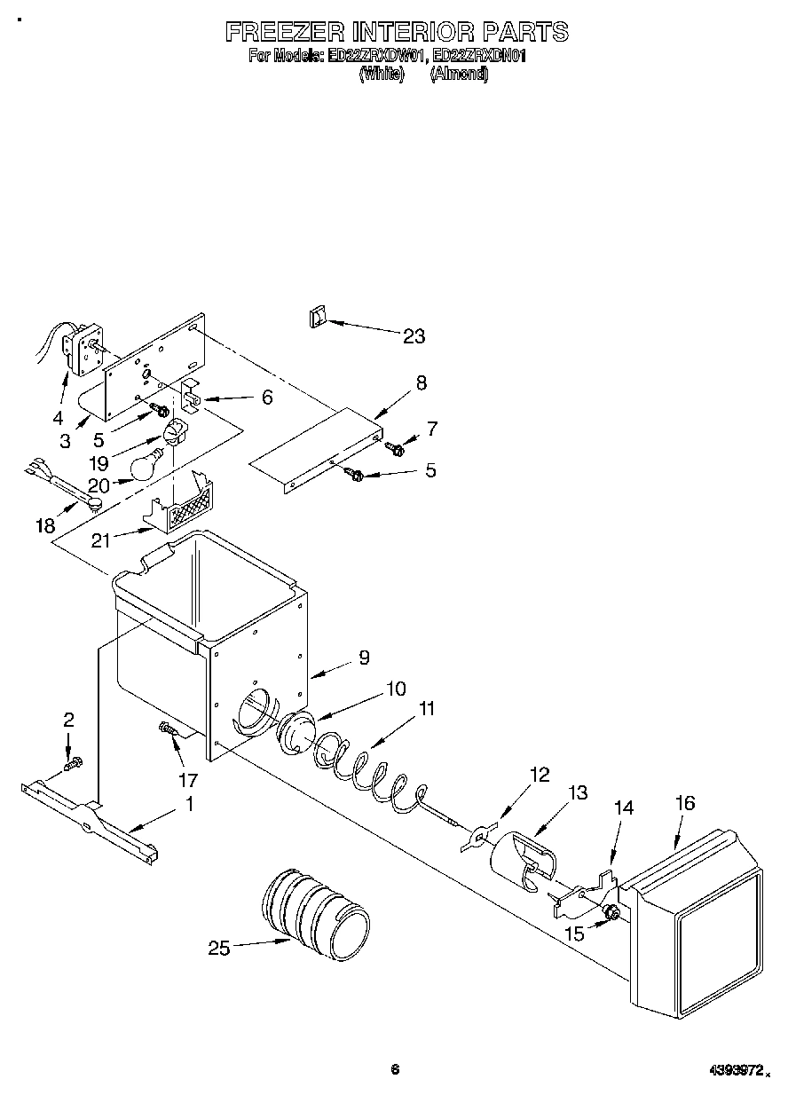 05 - FREEZER INTERIOR, SHELF