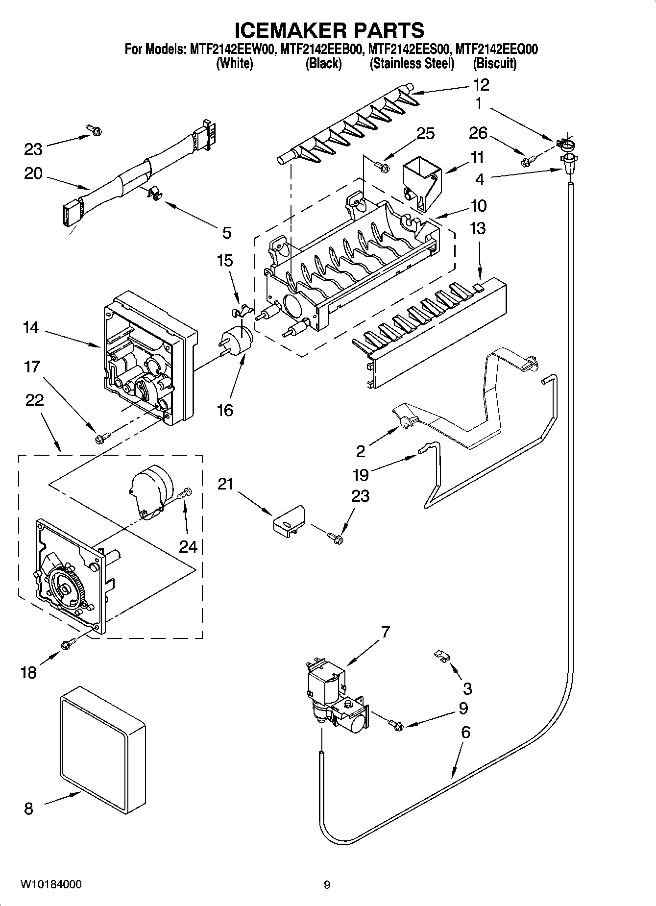 05 - ICEMAKER PARTS