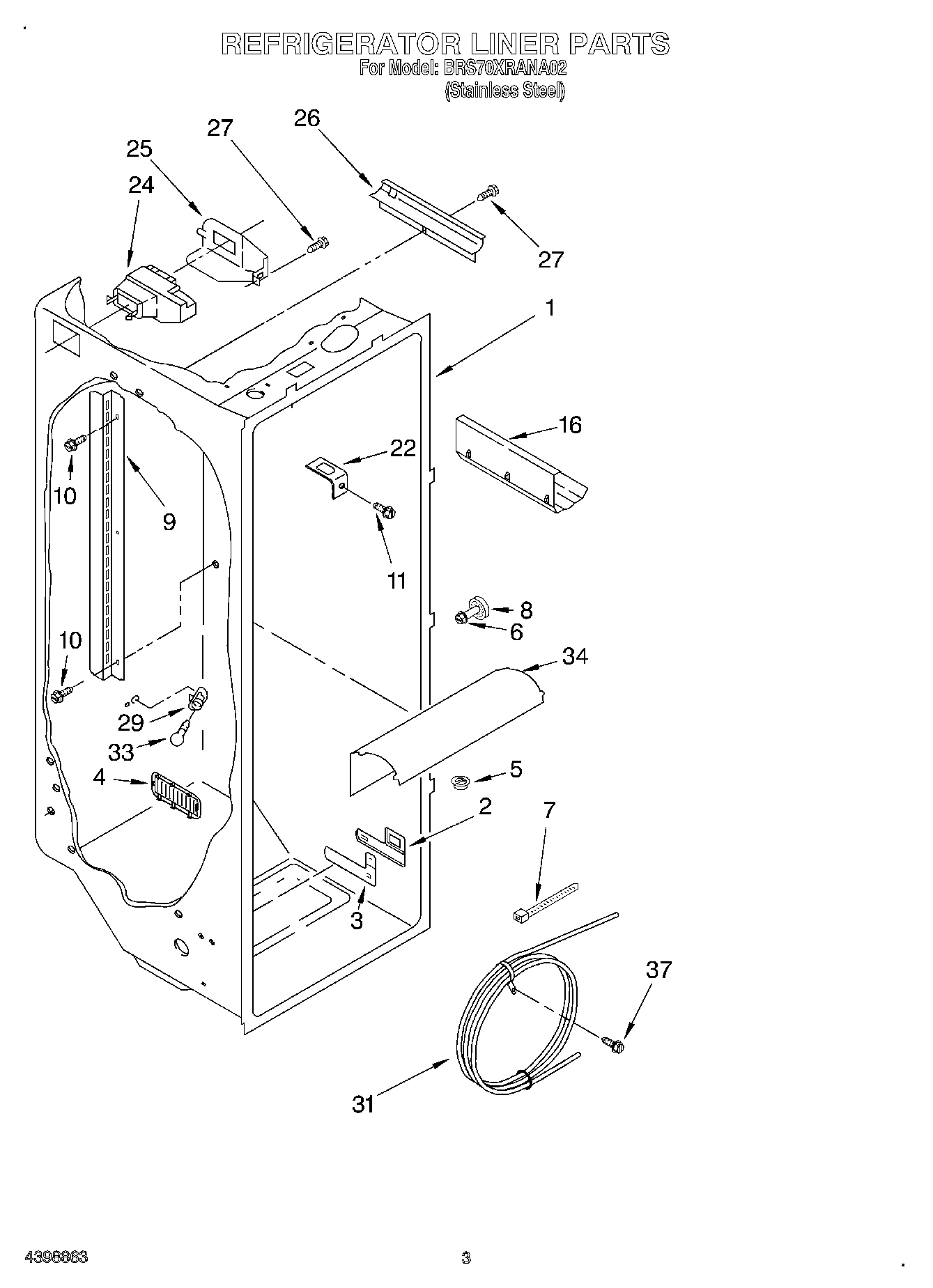 02 - REFRIGERATOR LINER