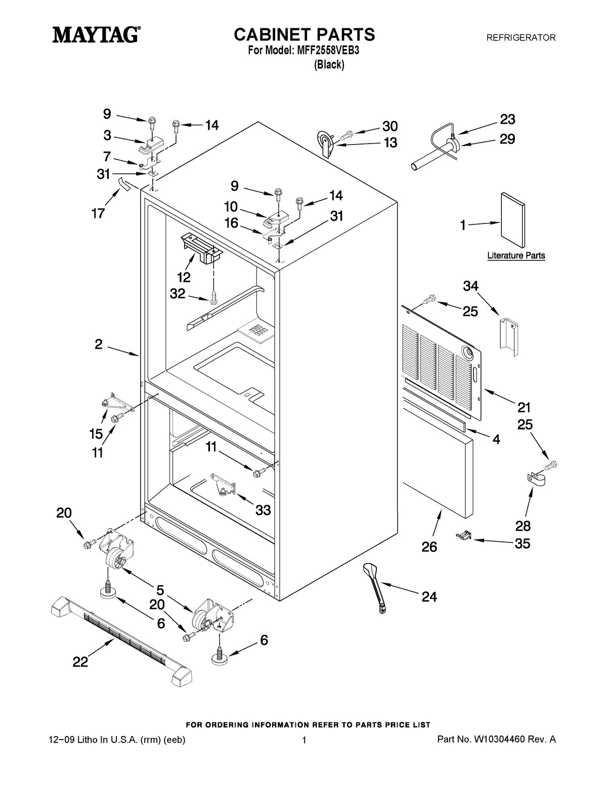 01 - CABINET PARTS
