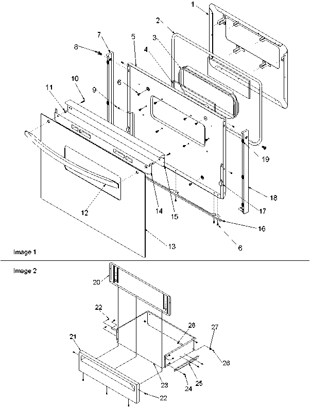 04 - Oven Door and Storage Drawer