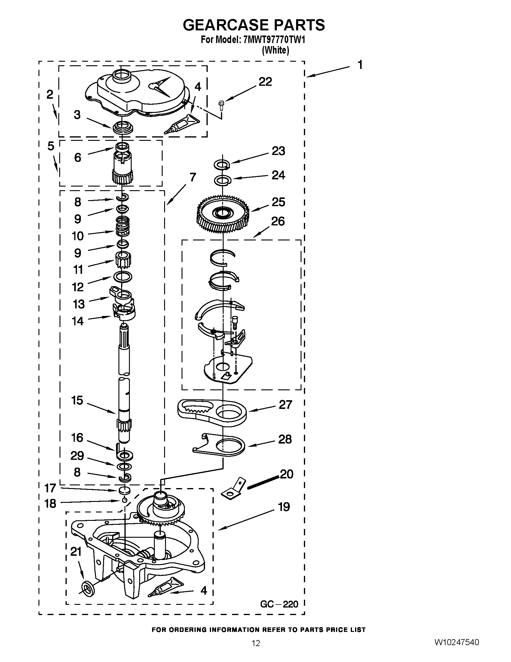 08 - GEARCASE PARTS