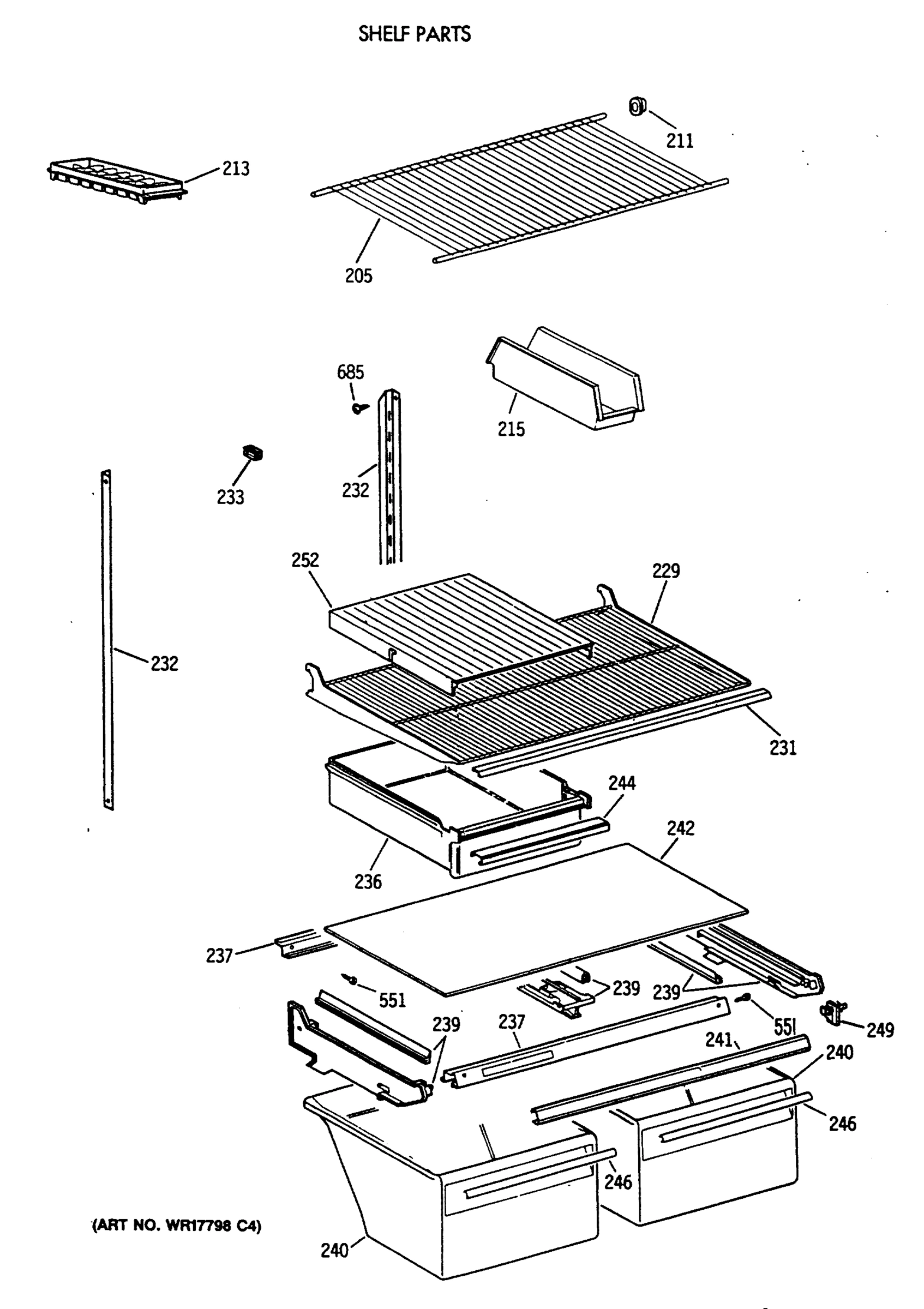 SHELF PARTS