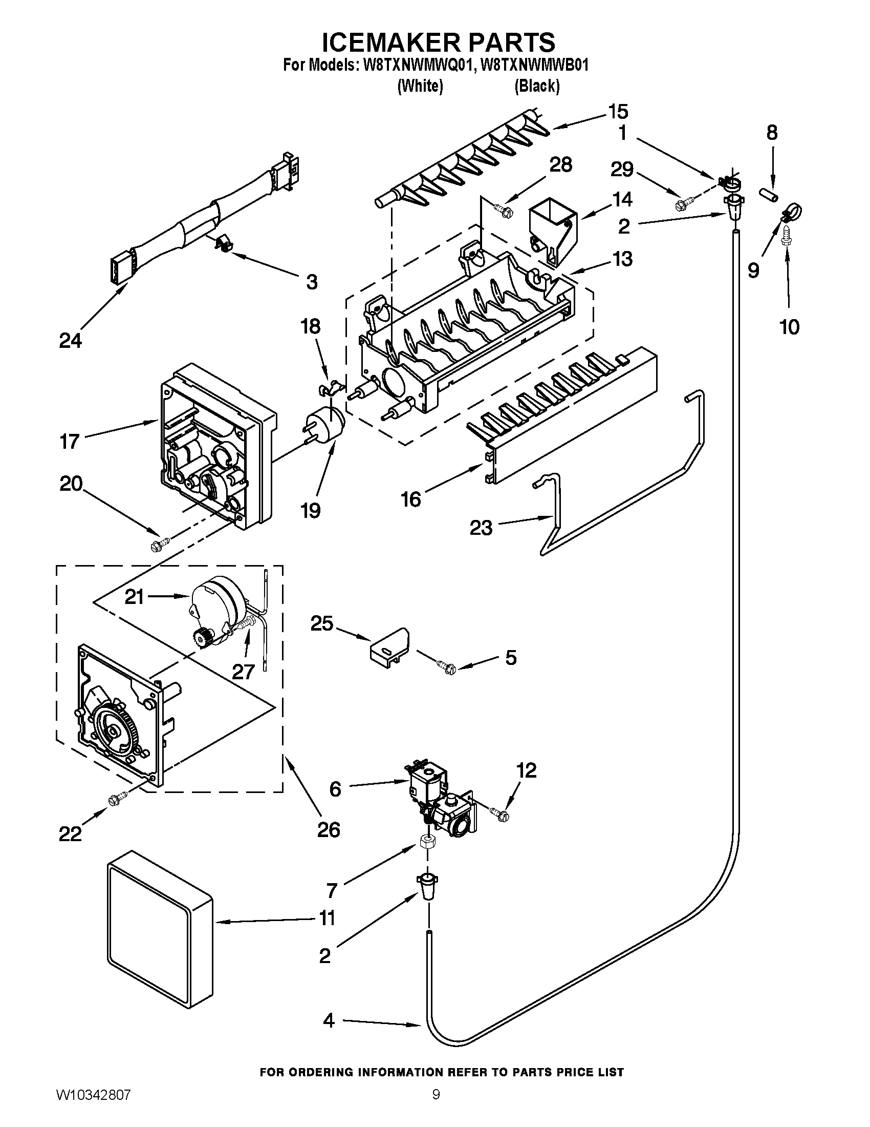 05 - ICEMAKER PARTS