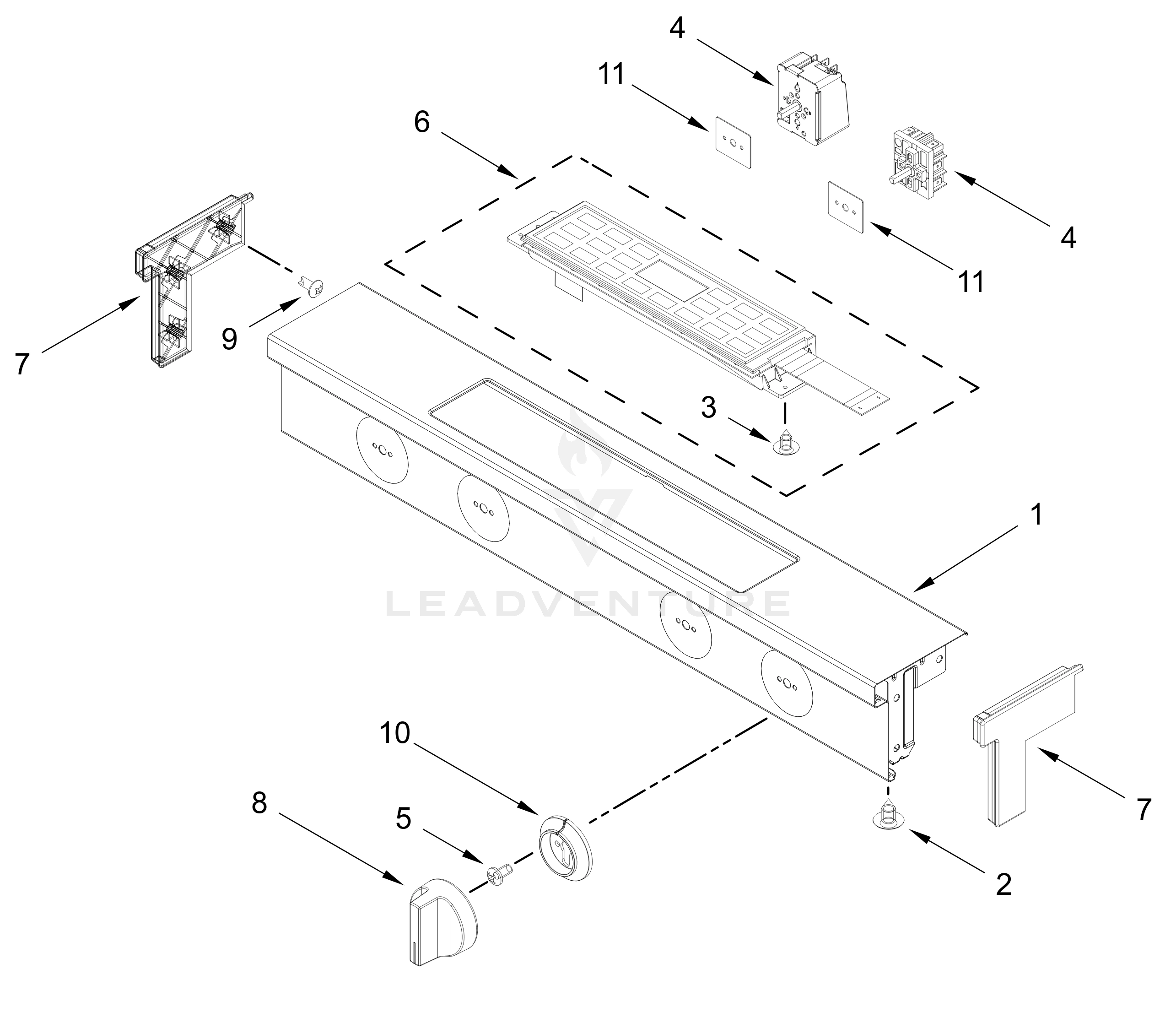 CONTROL PANEL PARTS