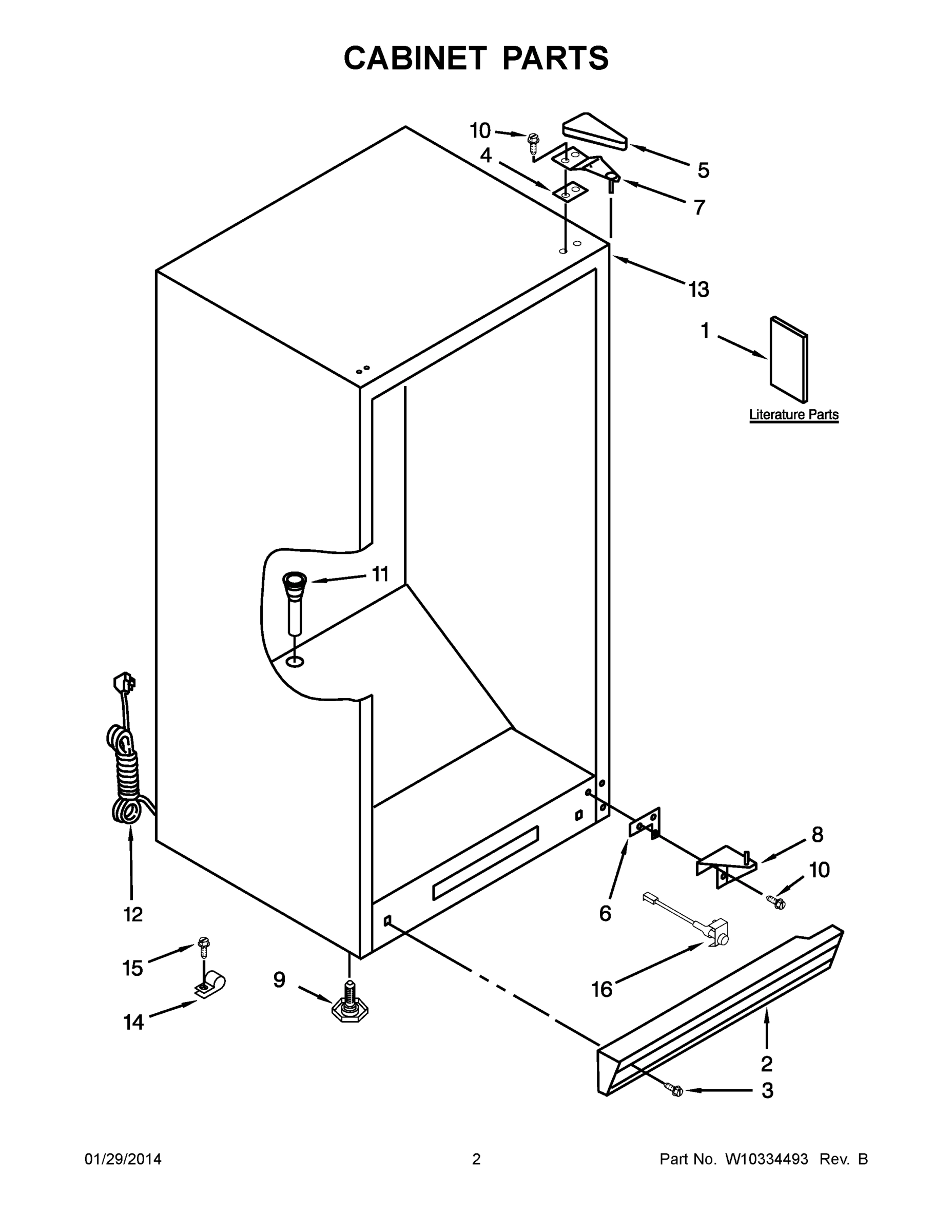 02 - CABINET PARTS