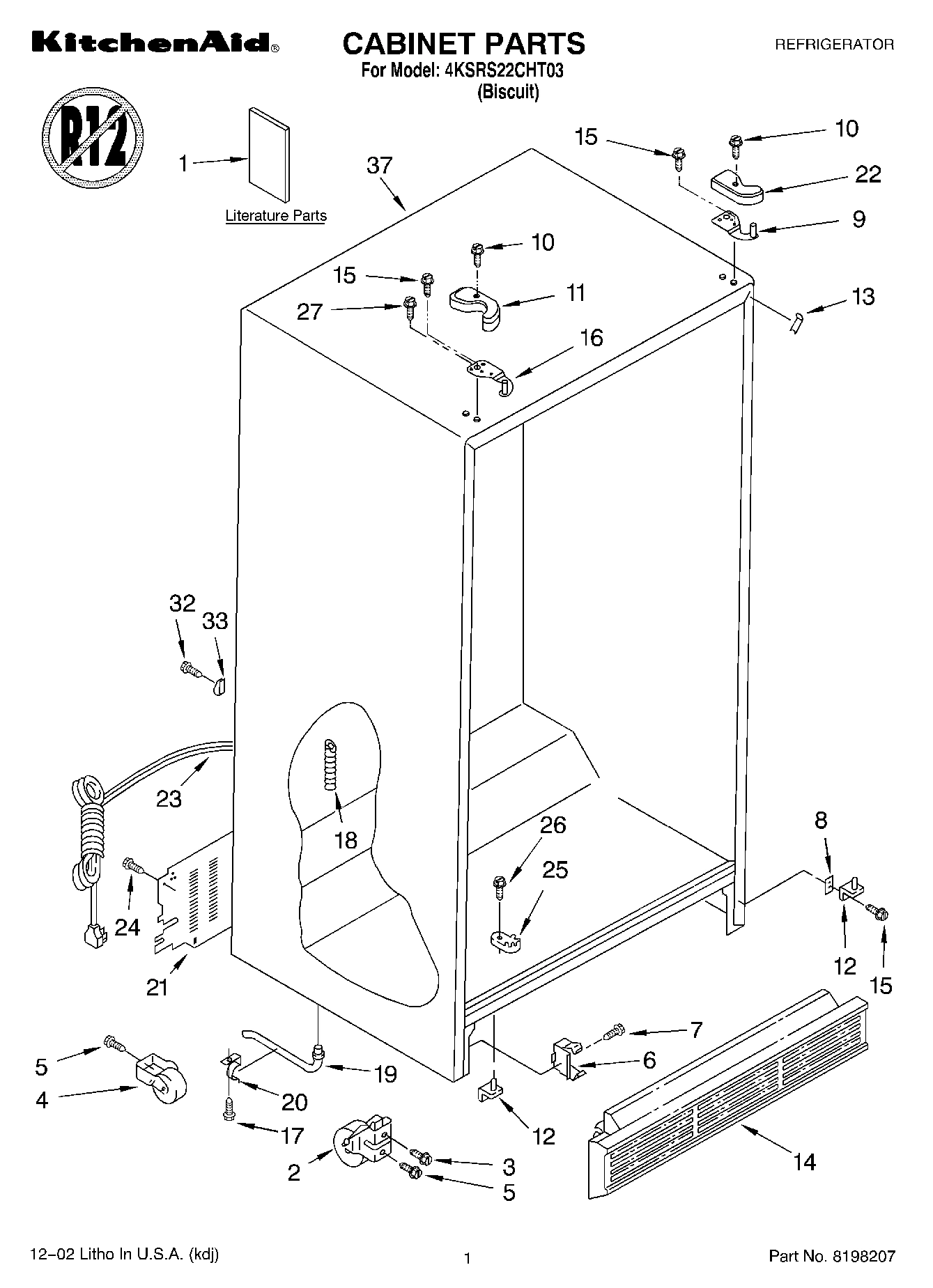 01 - CABINET PARTS