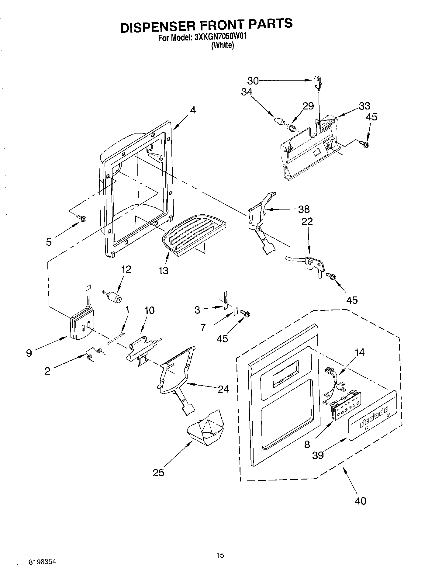 09 - DISPENSER FRONT