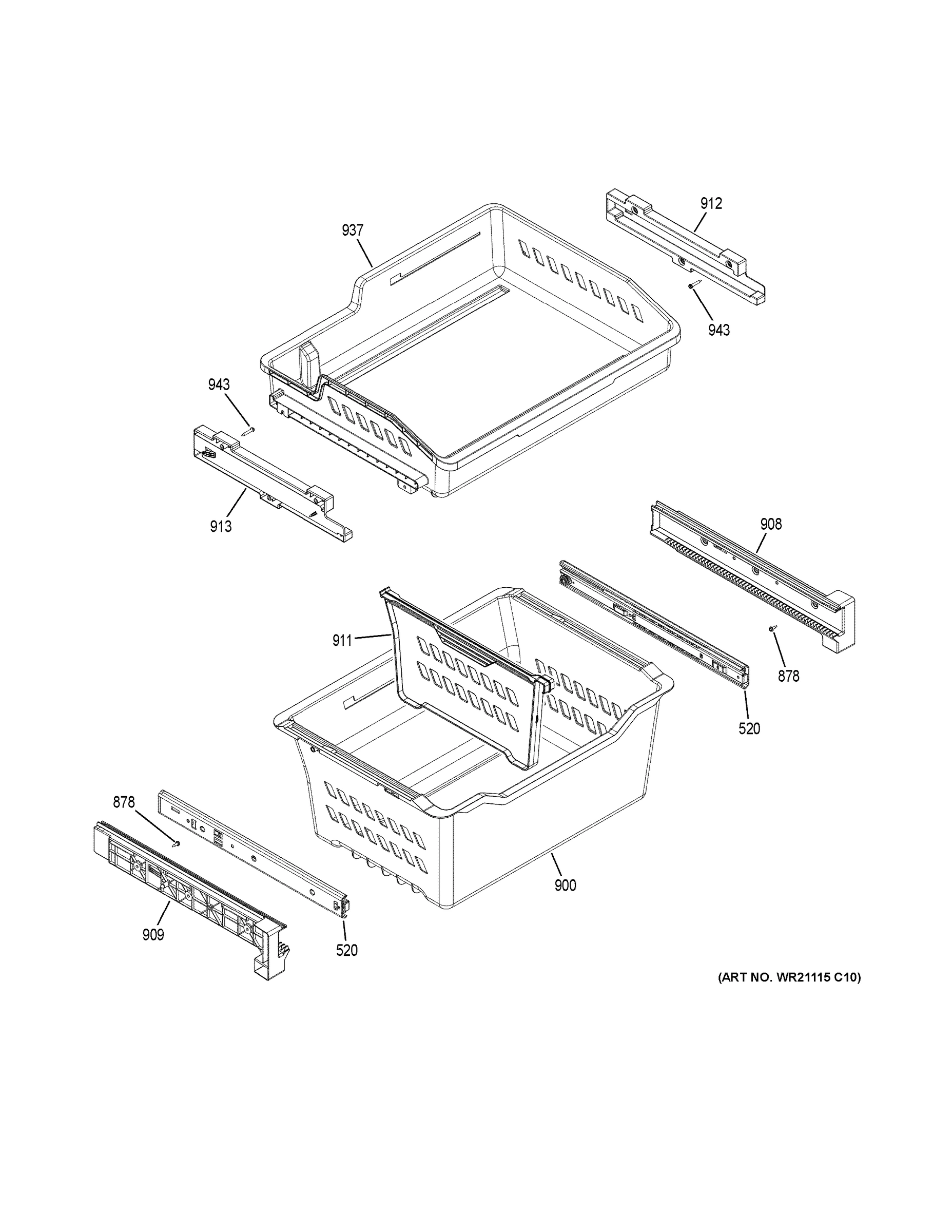FREEZER SHELVES
