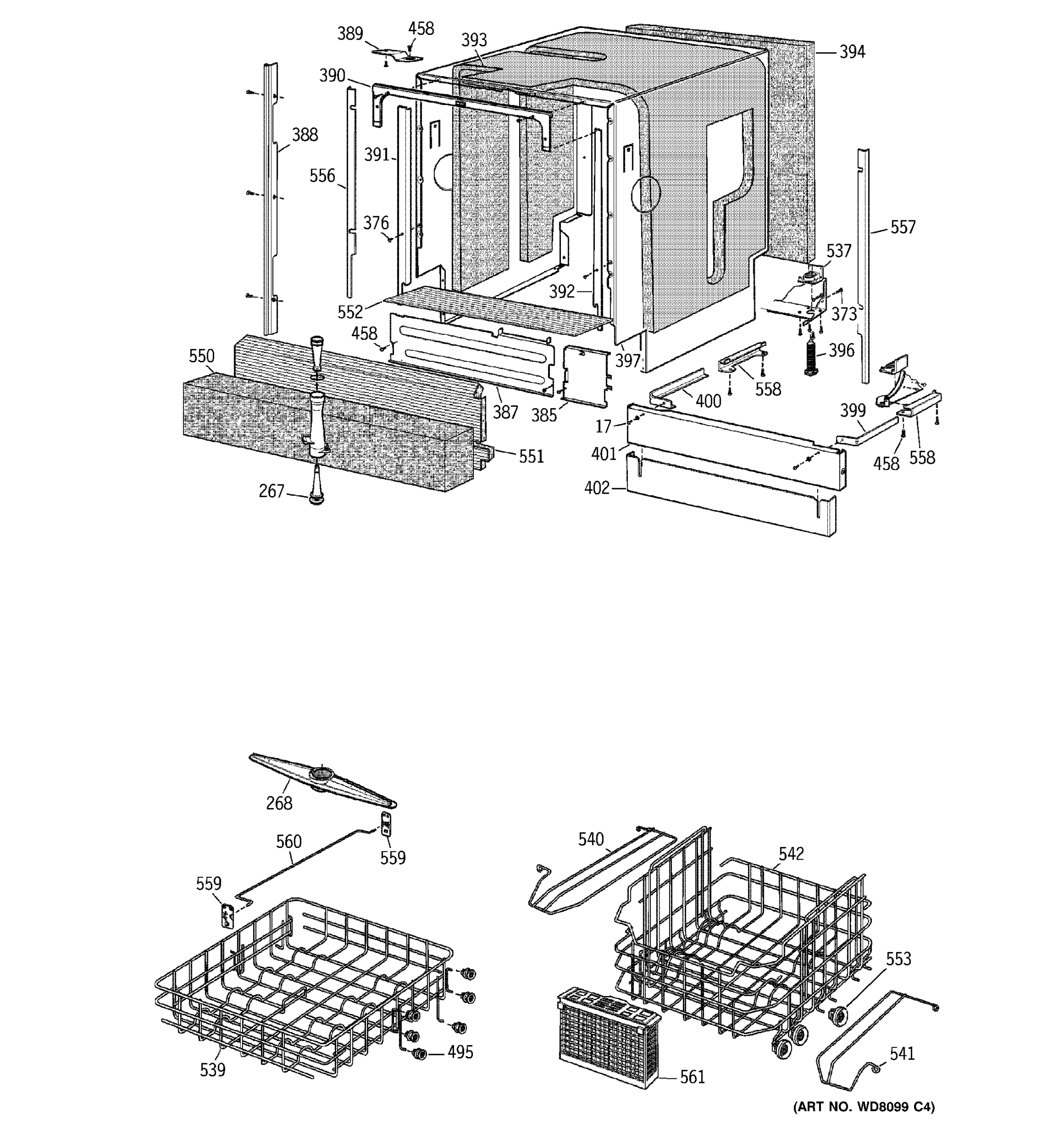 BASKET & WRAP ASSEMBLY