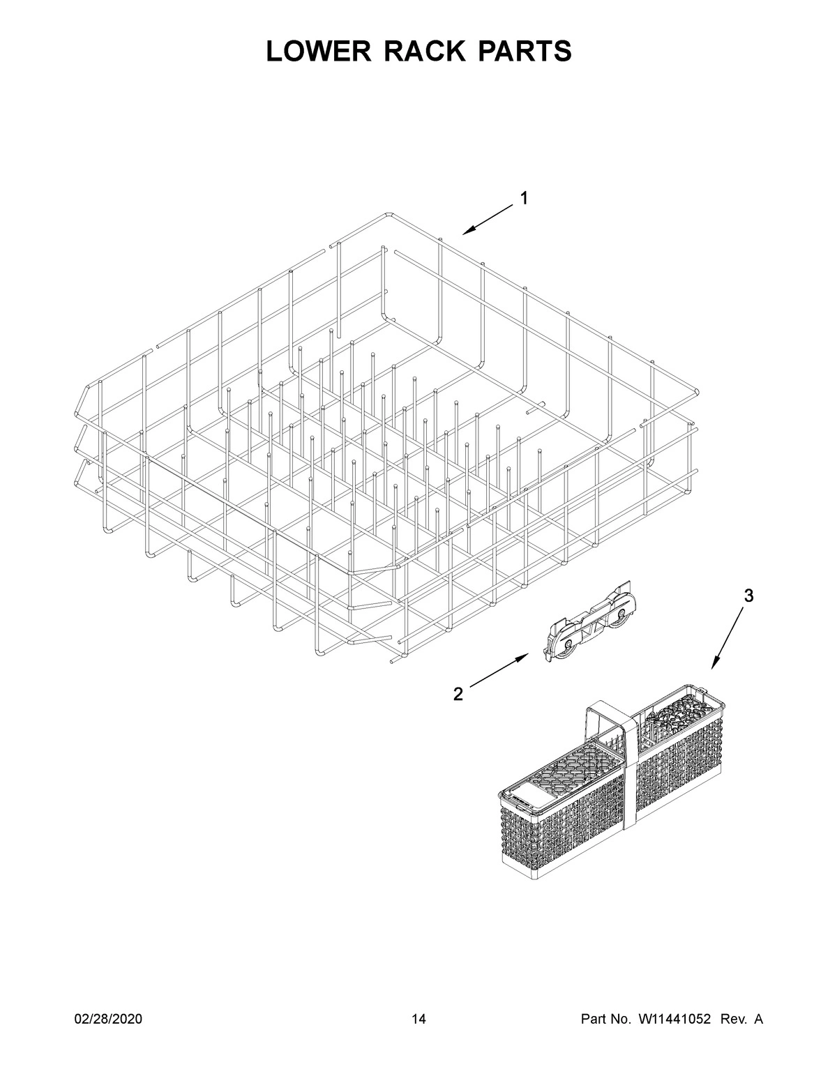 08 - LOWER RACK PARTS