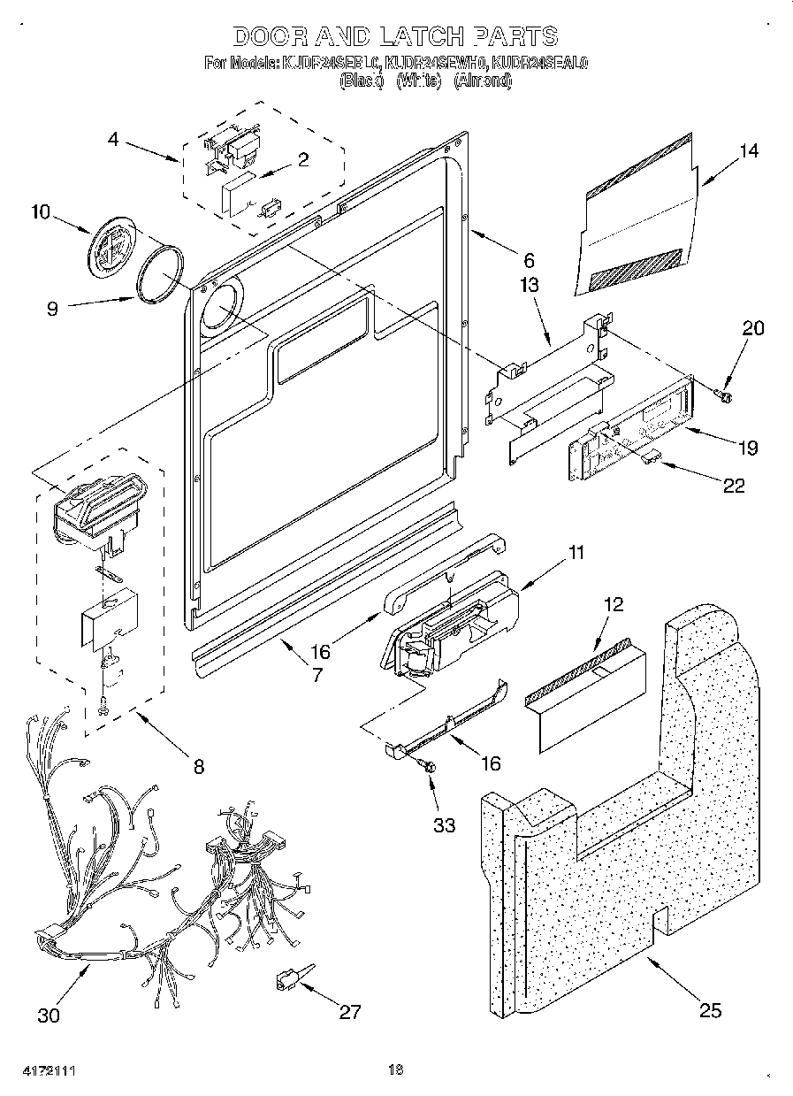 11 - DOOR AND LATCH