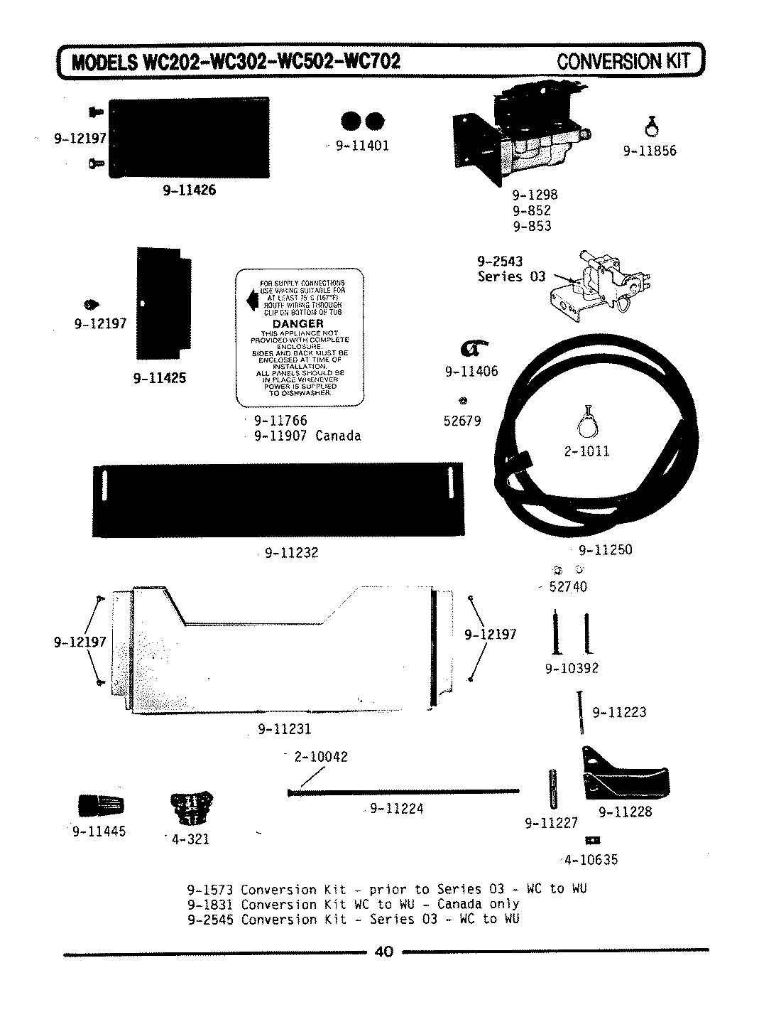 04 - CONVERSION KIT (WC302)