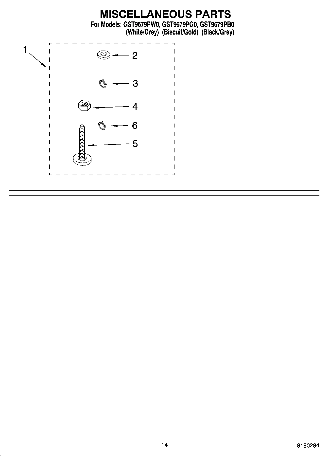 10 - MISCELLANEOUS PARTS - OPTIONAL PARTS (NOT INCLUDED)