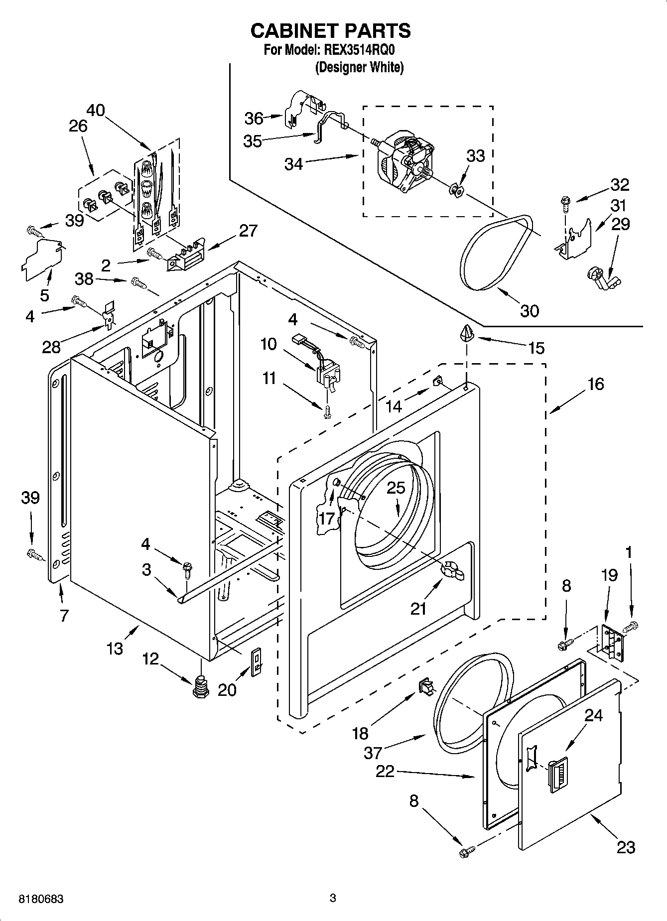 02 - CABINET PARTS