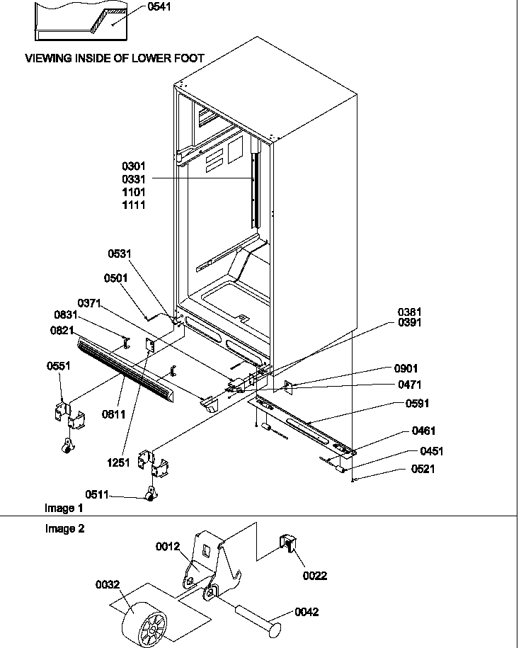 07 - LADDERS, LOWER CABINET AND ROLLERS