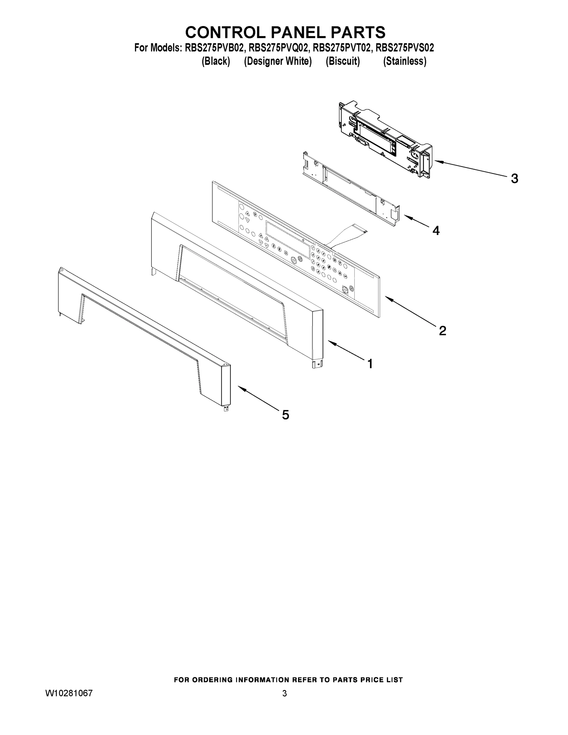 02 - CONTROL PANEL PARTS