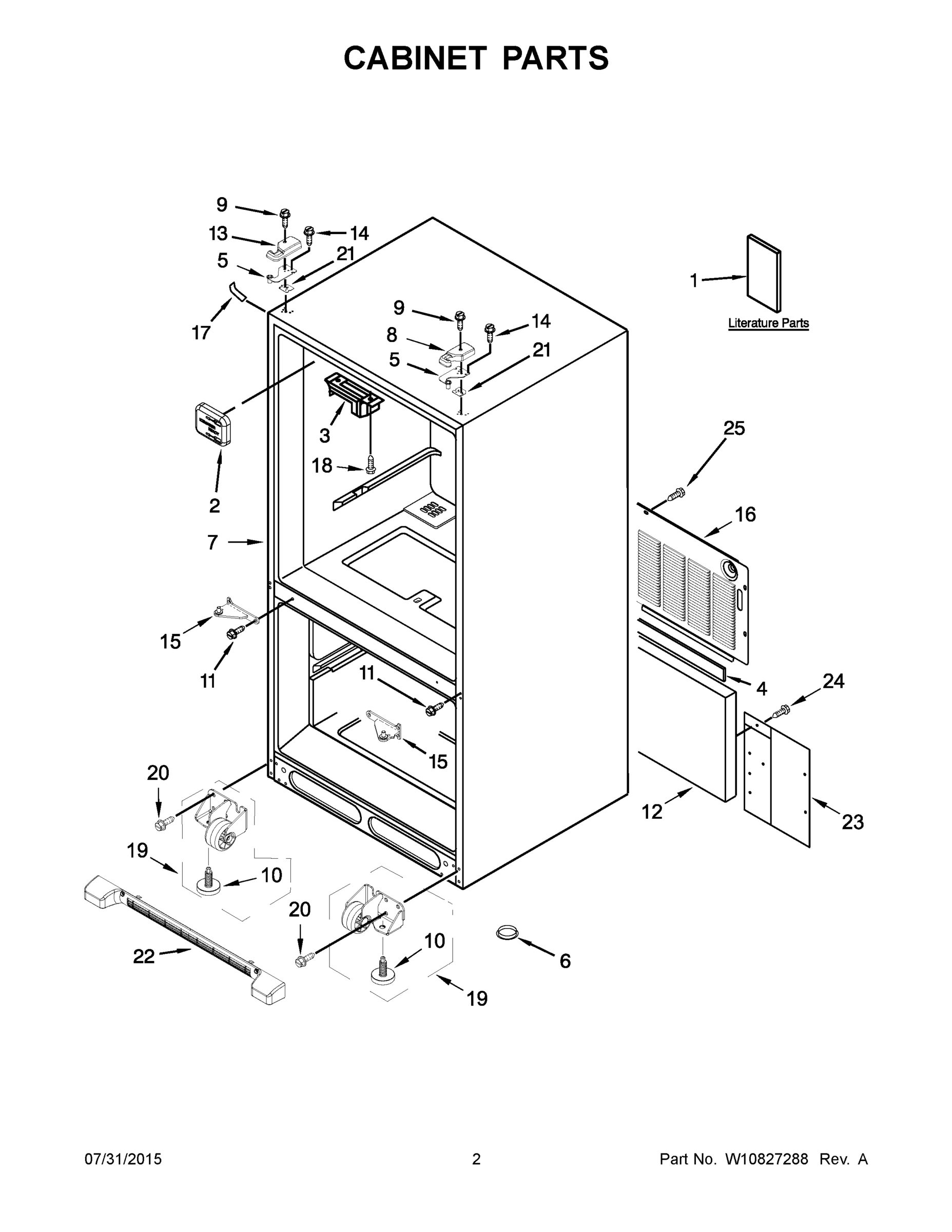 02 - CABINET PARTS