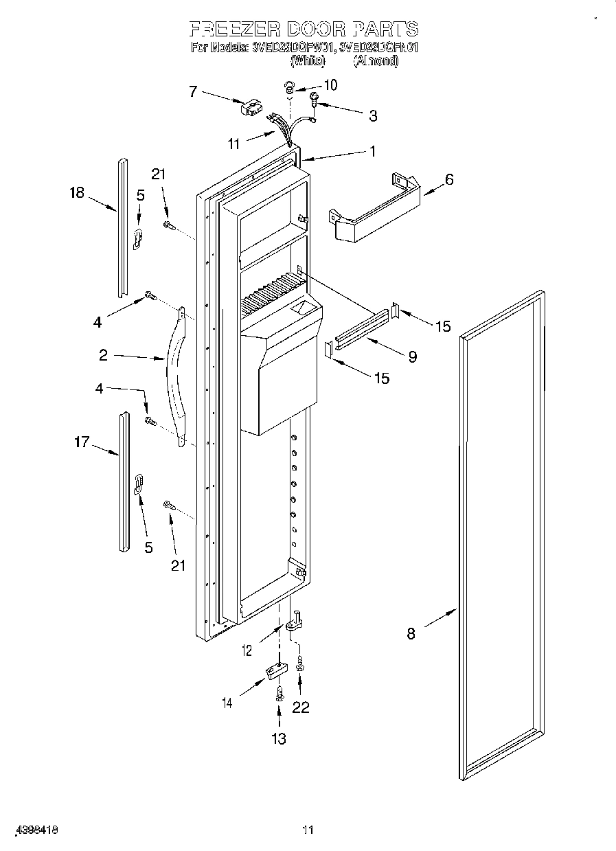 08 - FREEZER DOOR