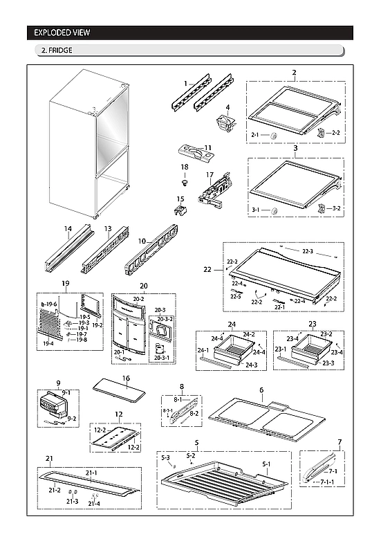 FRIDGE PARTS