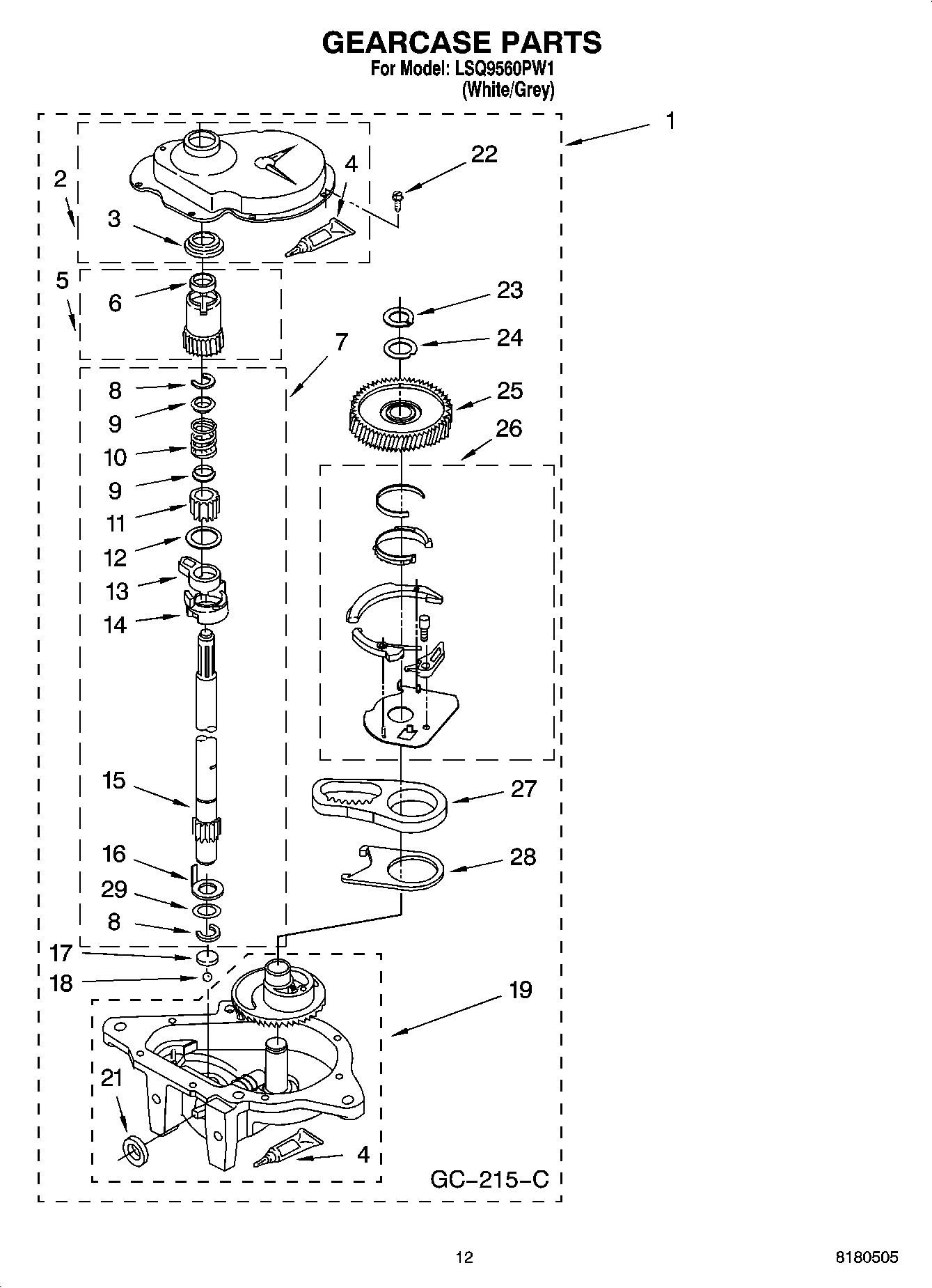 08 - GEARCASE PARTS