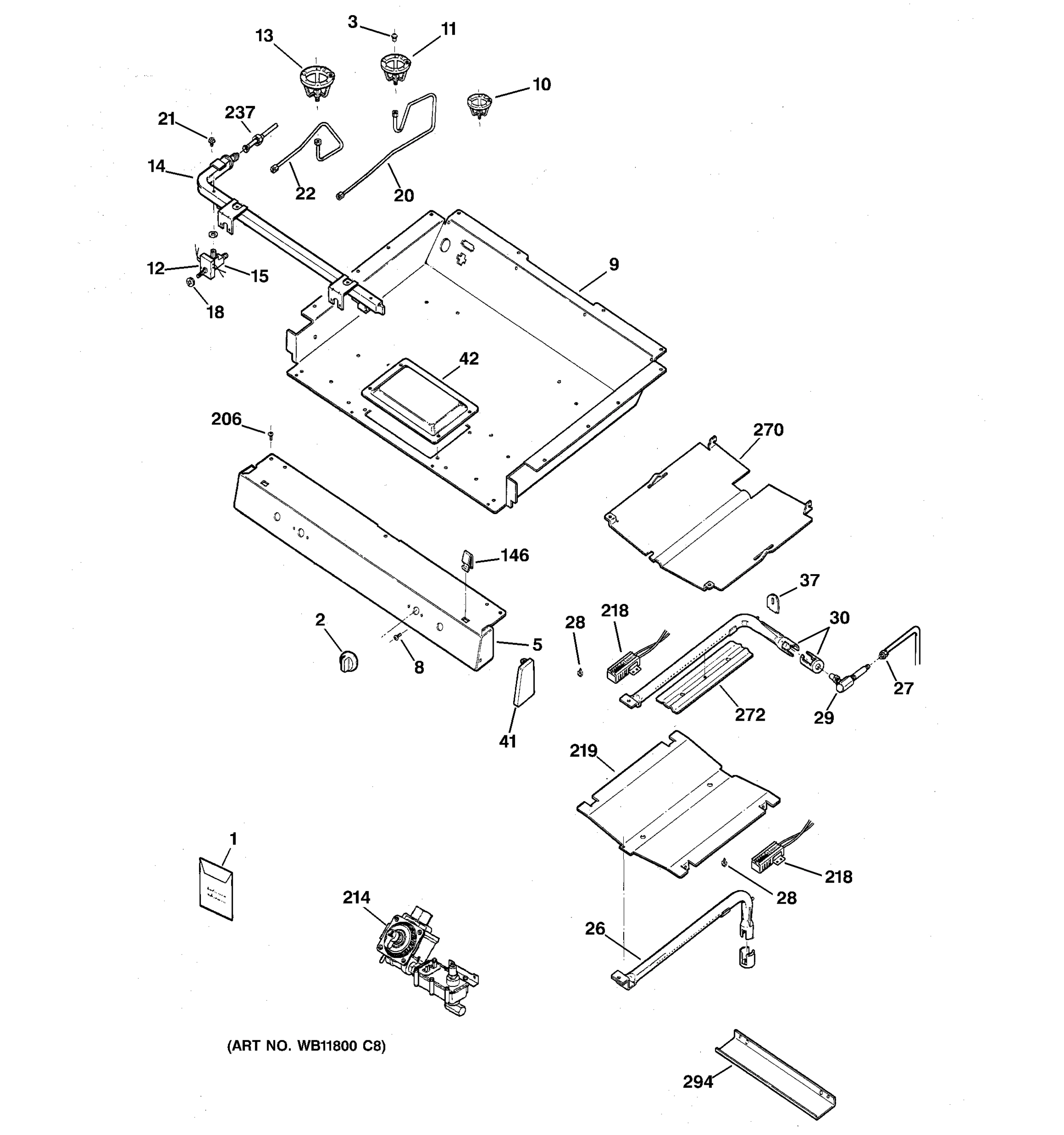 GAS & BURNER PARTS