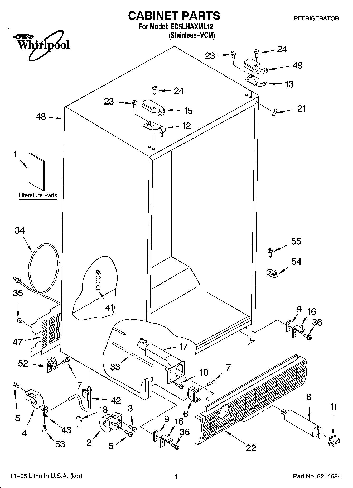 01 - CABINET PARTS