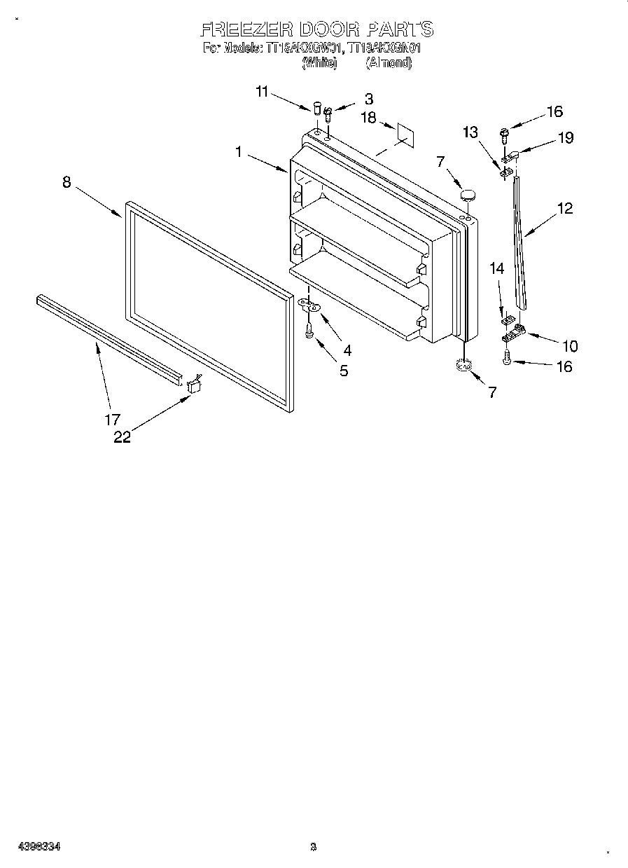 02 - FREEZER DOOR