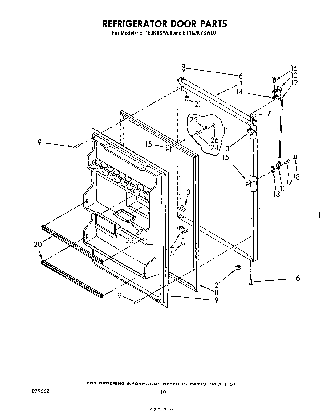 08 - REFRIGERATOR DOOR , NOT ILLUSTRATED