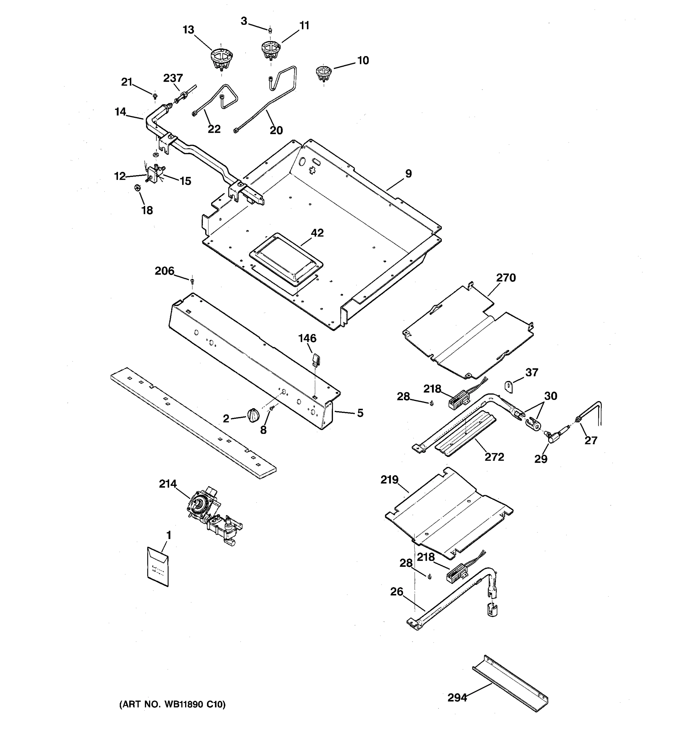 GAS & BURNER PARTS