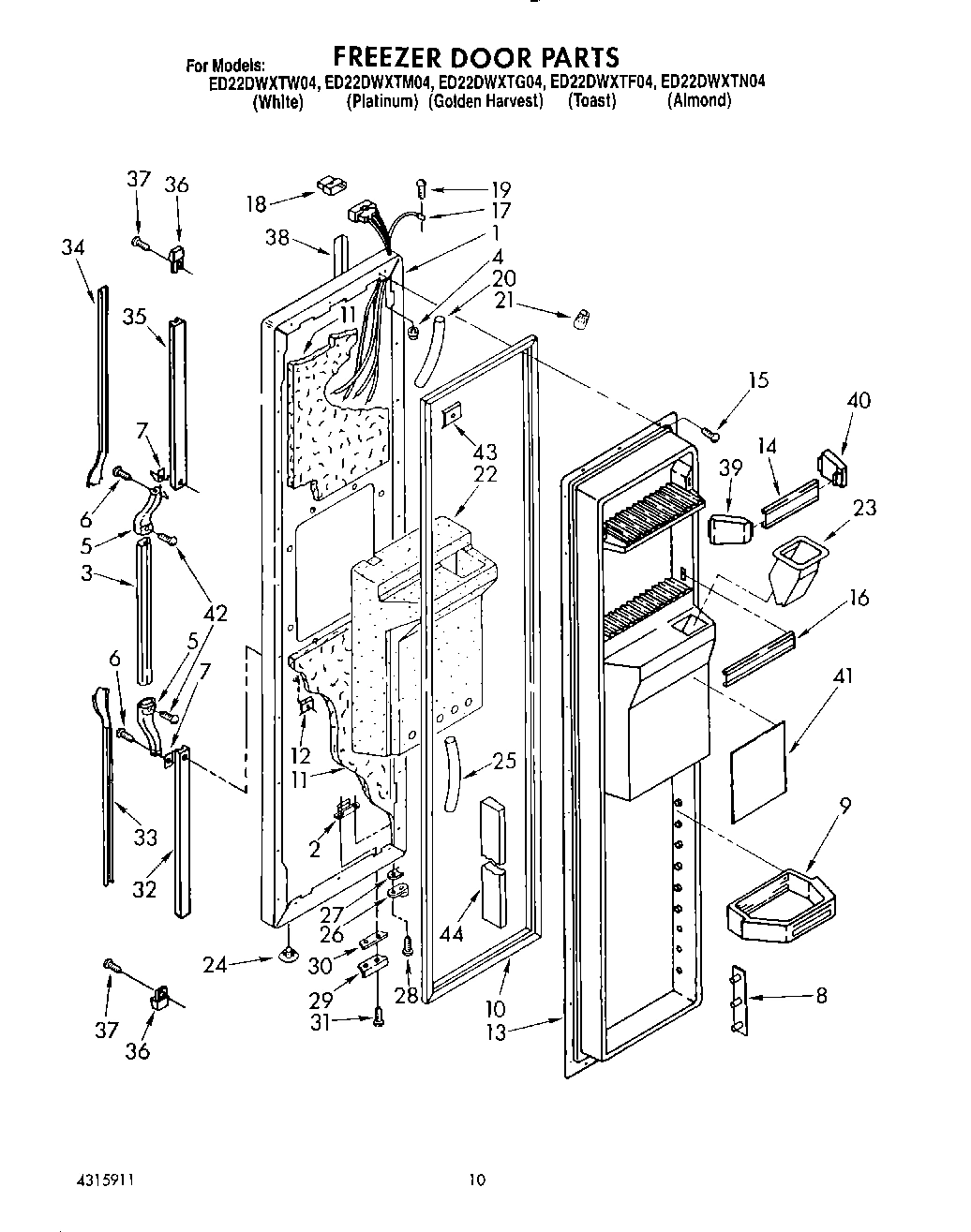 08 - FREEZER DOOR
