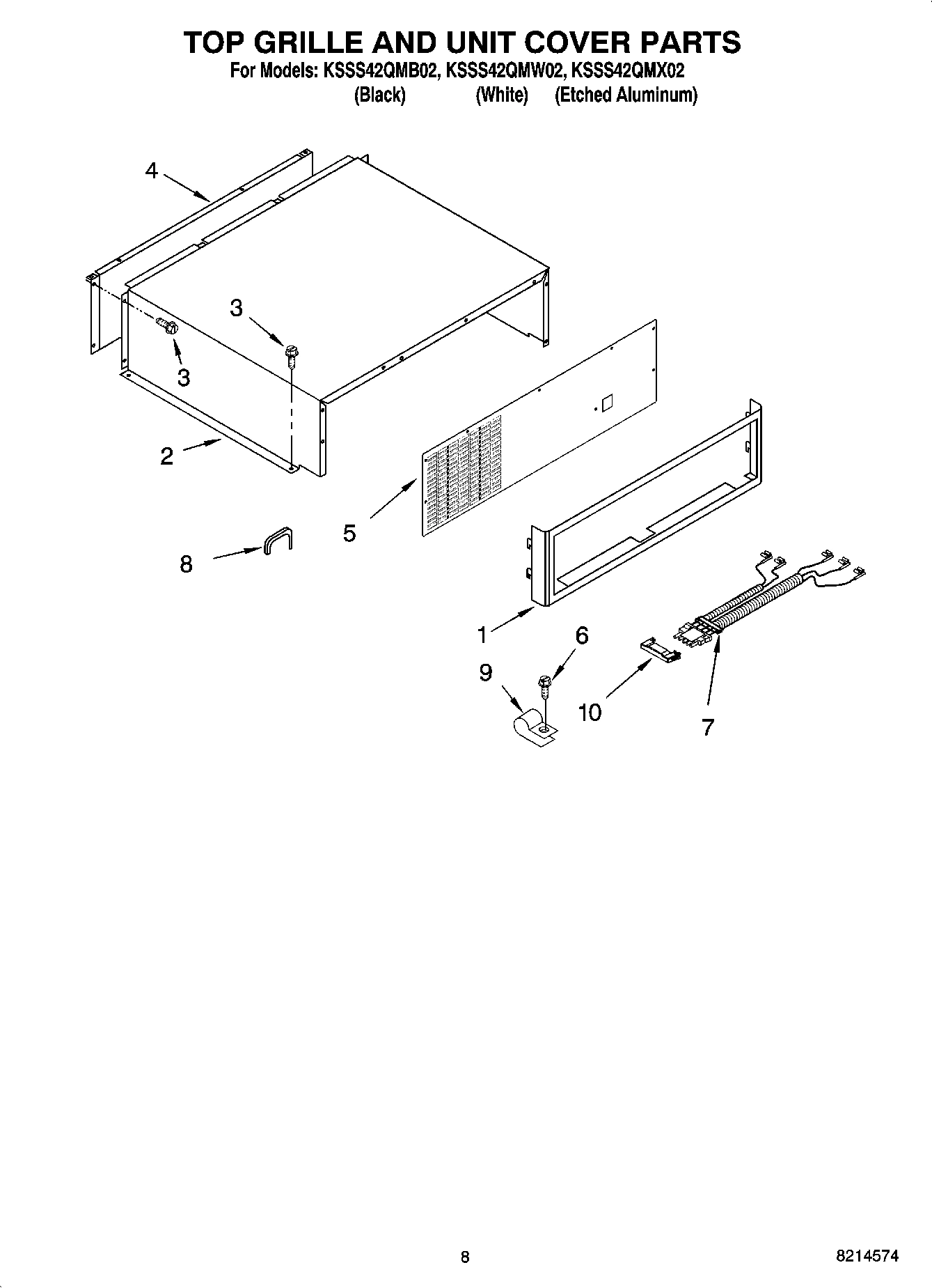 06 - TOP GRILLE AND UNIT COVER PARTS