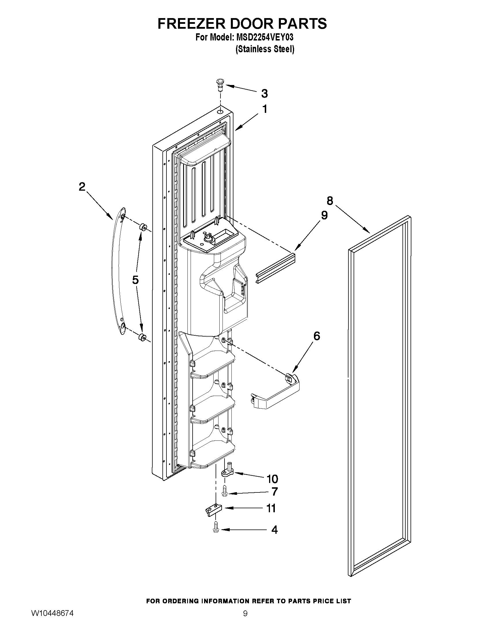 06 - FREEZER DOOR PARTS