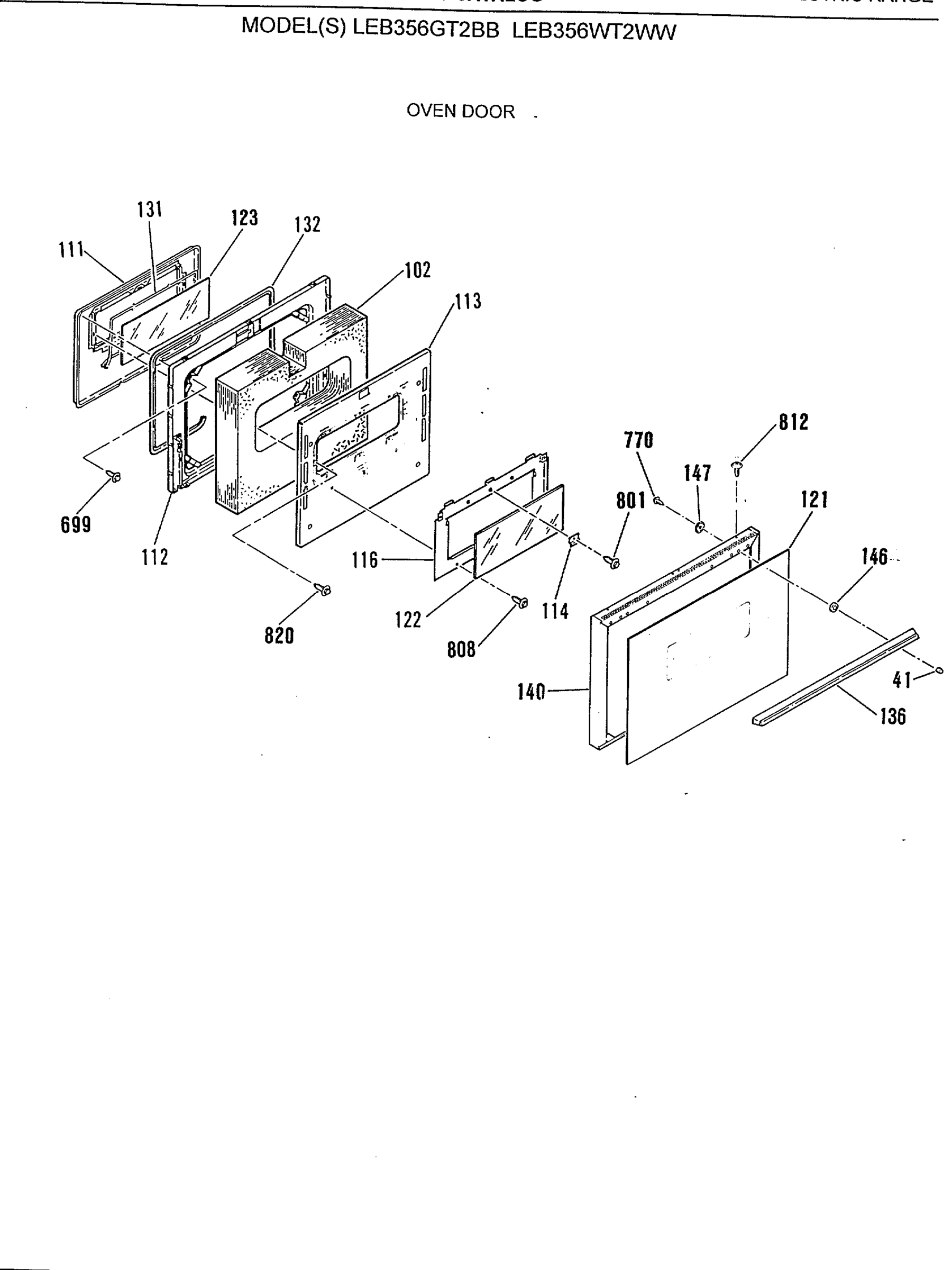 OVEN DOOR