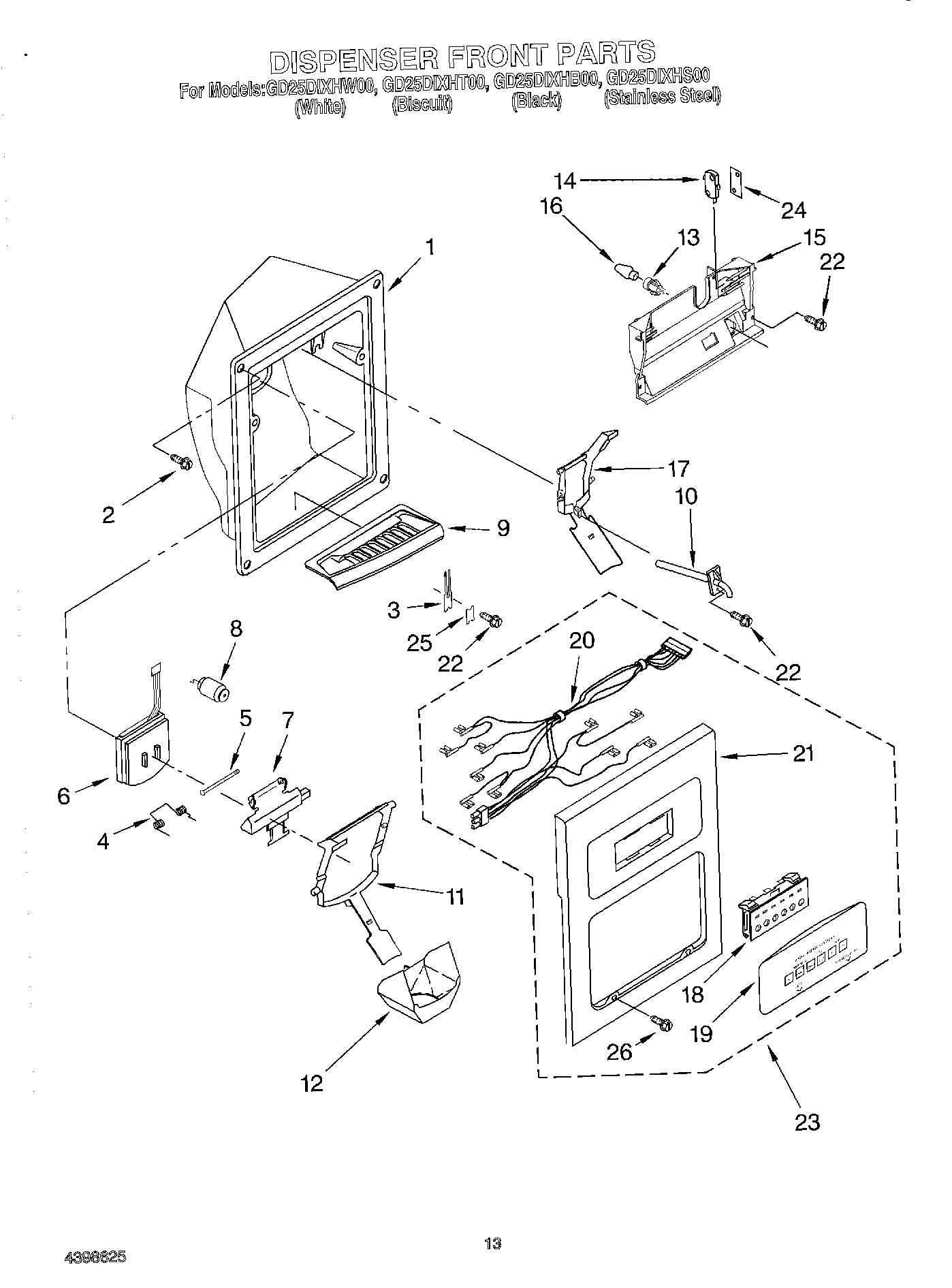 08 - DISPENSER FRONT