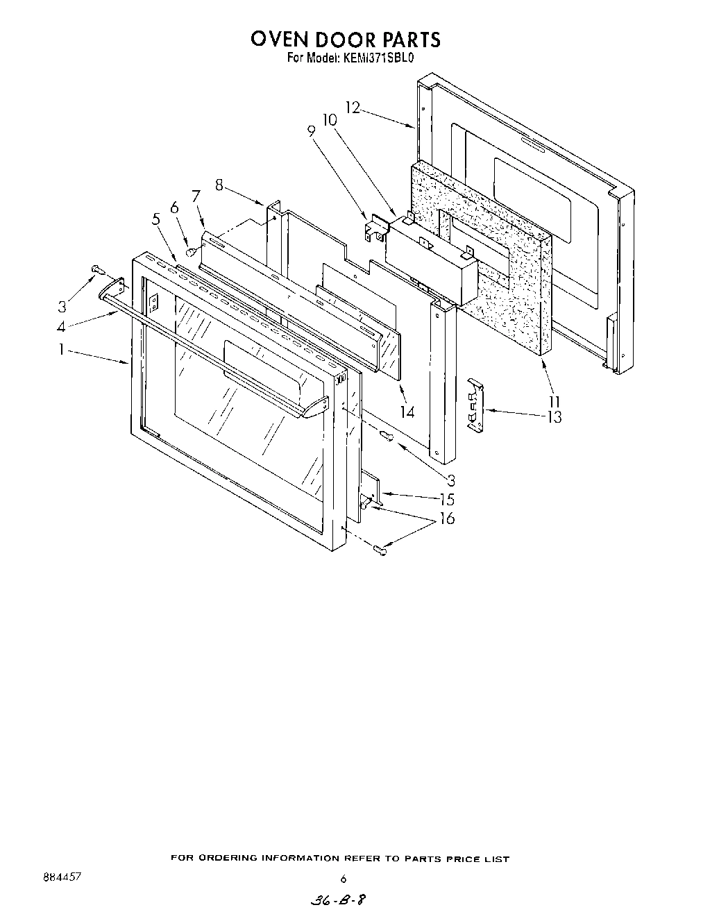 06 - OVEN DOOR , LIT/OPTIONAL