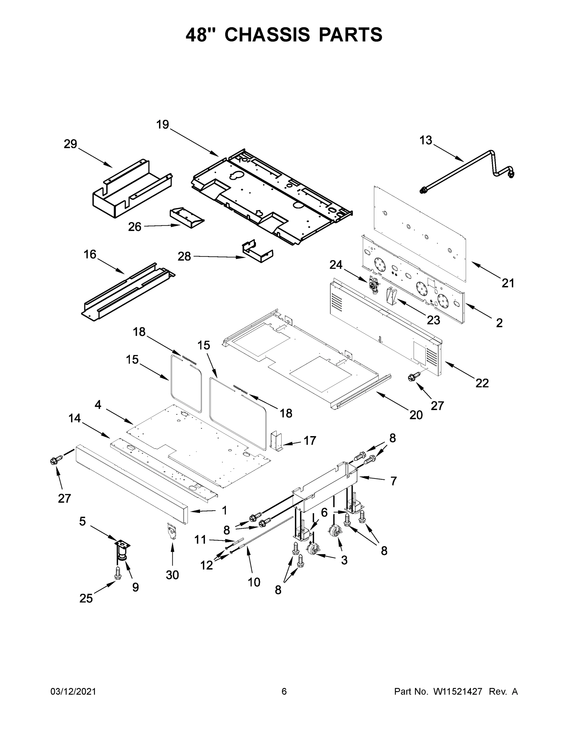 04 - 48" CHASSIS PARTS